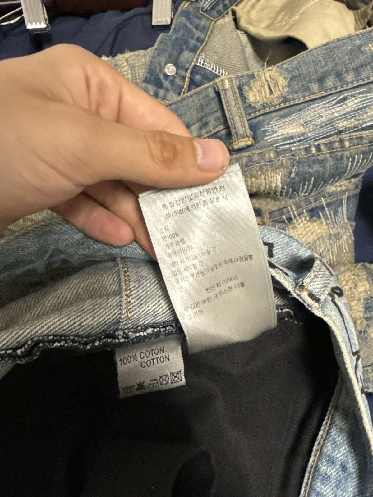 Dior × Kris Van Assche Dior SS15 Script and Scribble Denims Size US 31 - 11 Thumbnail