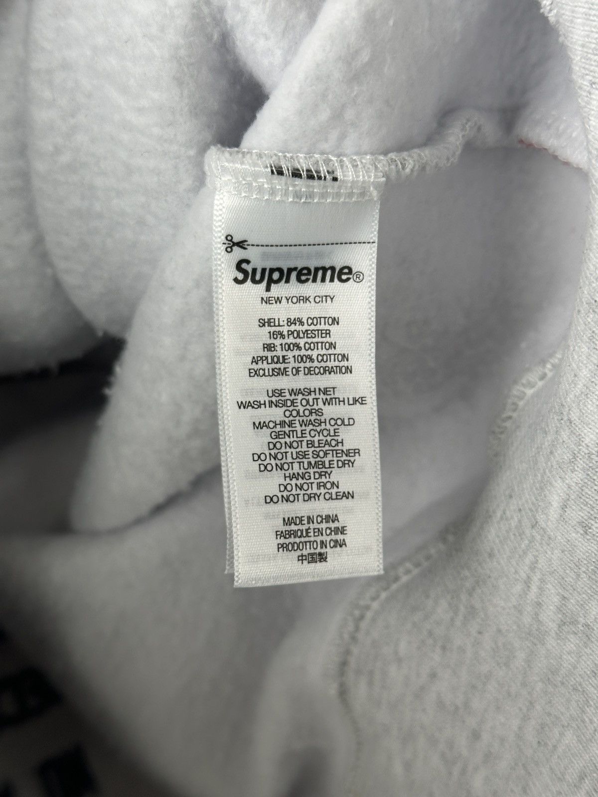 Supreme Supreme Warriors Applique Zip Up Hoodie Grey Size US L / EU 52-54 / 3 - 11 Thumbnail