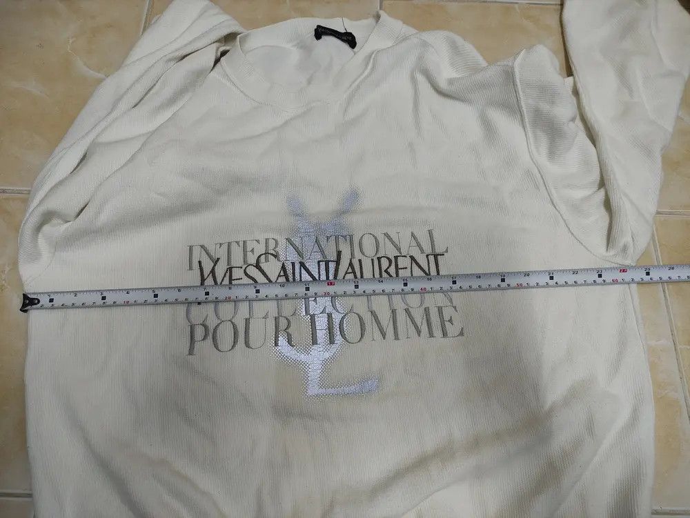 Yves Saint Laurent YSL POUR HOMME INTERNATIONAL COLLECTION VINTAGE CREWNECK Size US XL / EU 56 / 4 - 7 Thumbnail