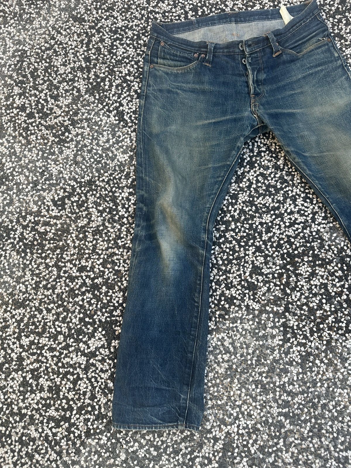 Stevenson Overall Co. Vintage Stevenson Overall Co. Selvedge Denim faded jeans Size US 34 / EU 50 - 2 Thumbnail