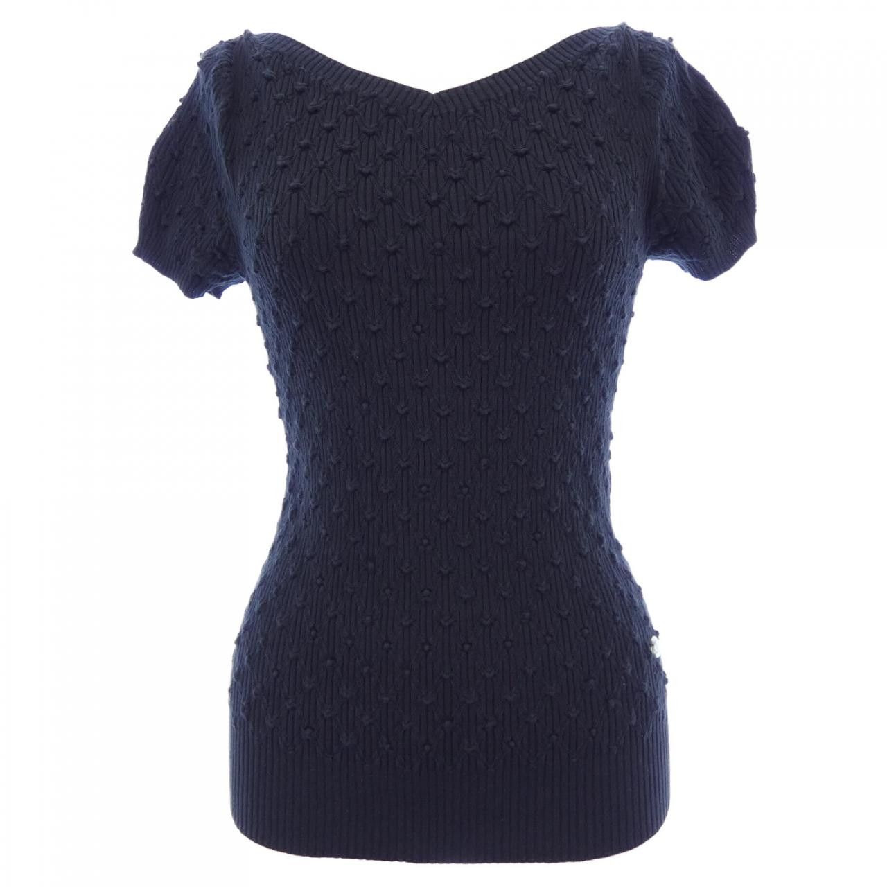 Chanel Chanel Chanel Knit Top Textile Tops P58467K07659 DUTY FREE for USA Size ONE SIZE - 1 Thumbnail
