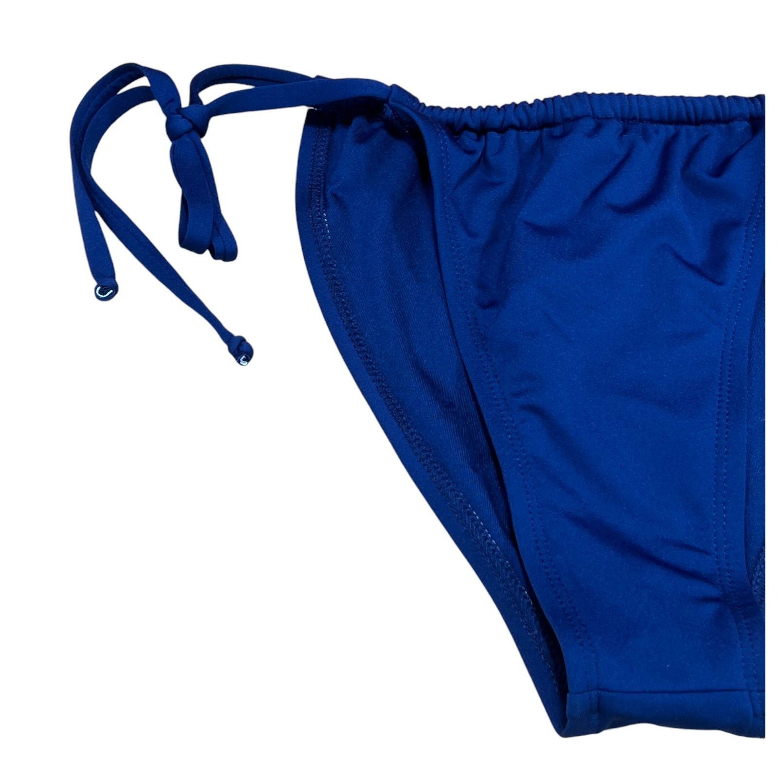 Other Liberty & Justice - Women's Tie Side Bikini Bottom - Navy Bl Size ONE SIZE - 8 Thumbnail