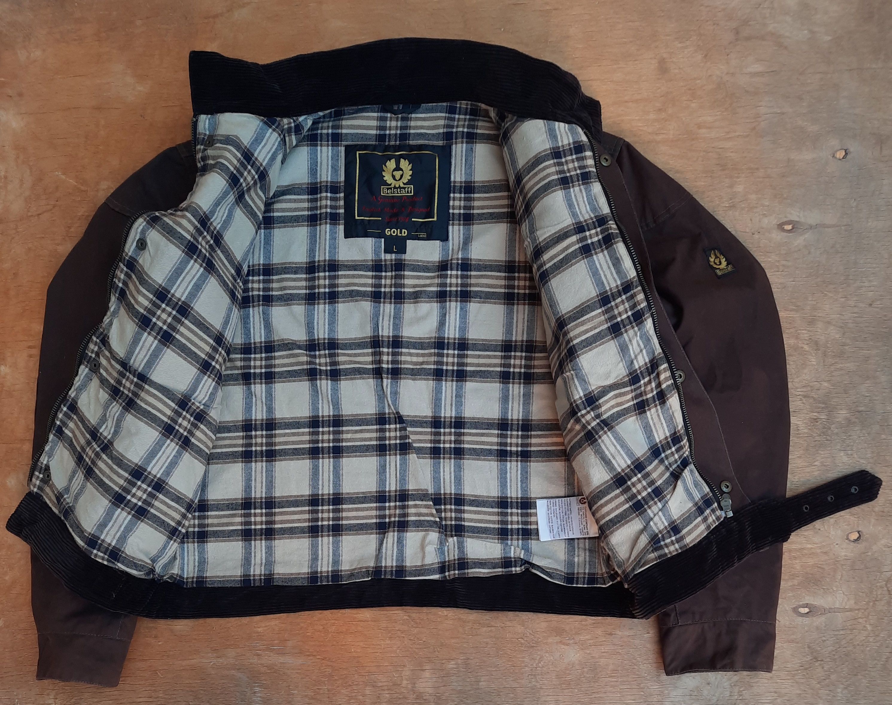 Belstaff Belstaff Waxed Cotton Jacket – Brown Motorcycle Biker Style Size US L / EU 52-54 / 3 - 4 Thumbnail