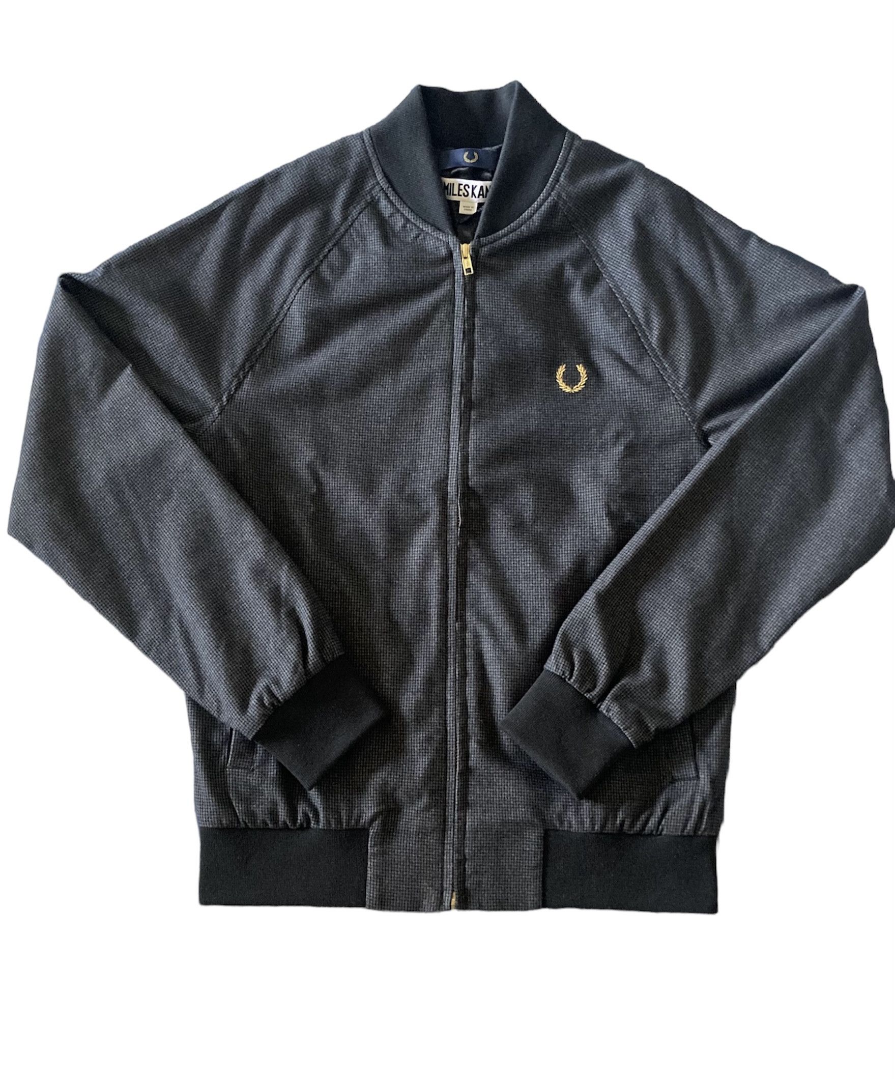 Fred Perry Micro houndstooth bomber jacket NWT | Grailed