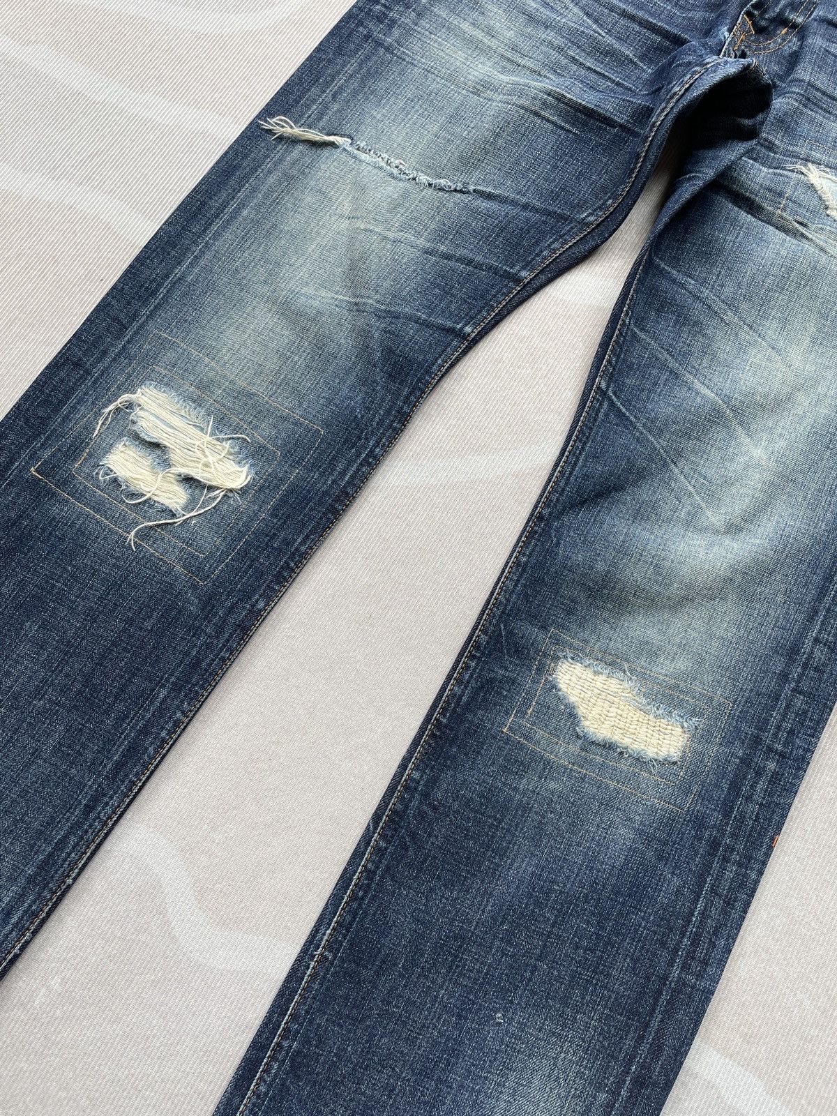 Current/Elliot × Elliott Current Elliott Slim Straight Jeans (P71) Size 30" / US 8 / IT 44 - 7 Thumbnail