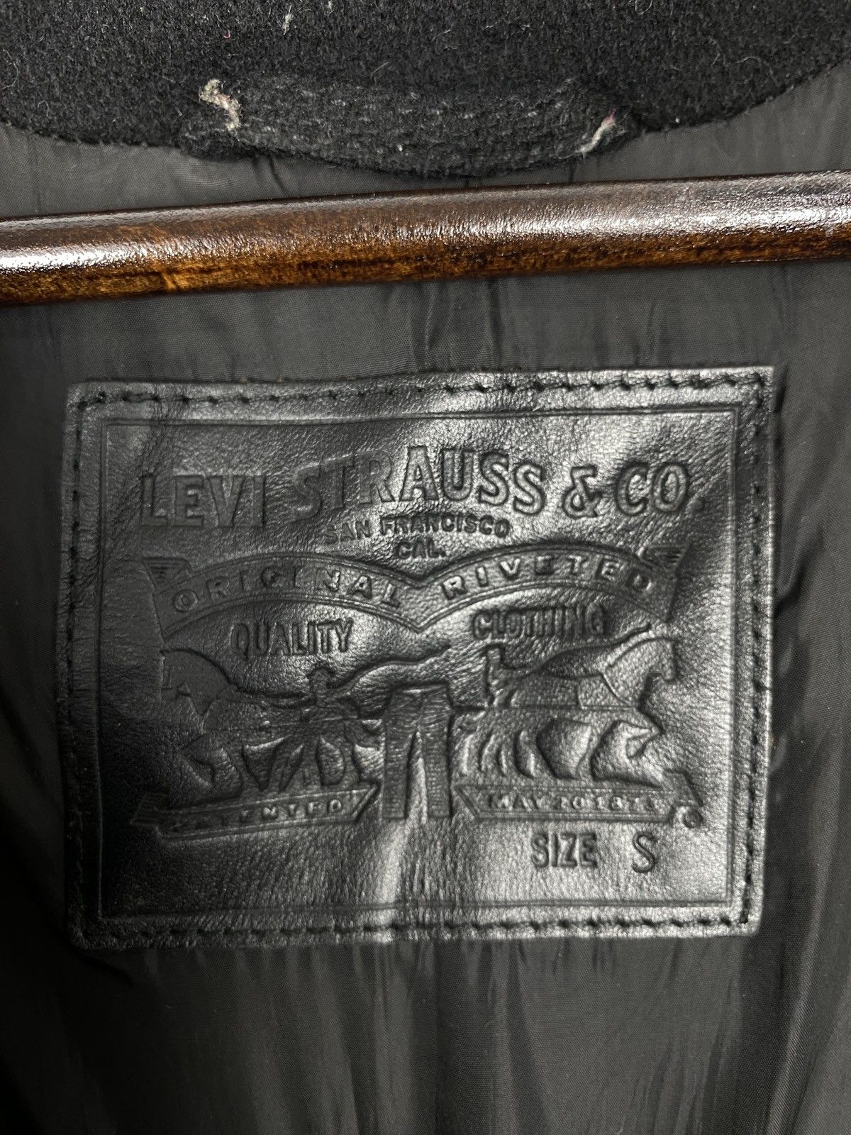 Vintage Levi's Sleeve Leather Varsity Jacket