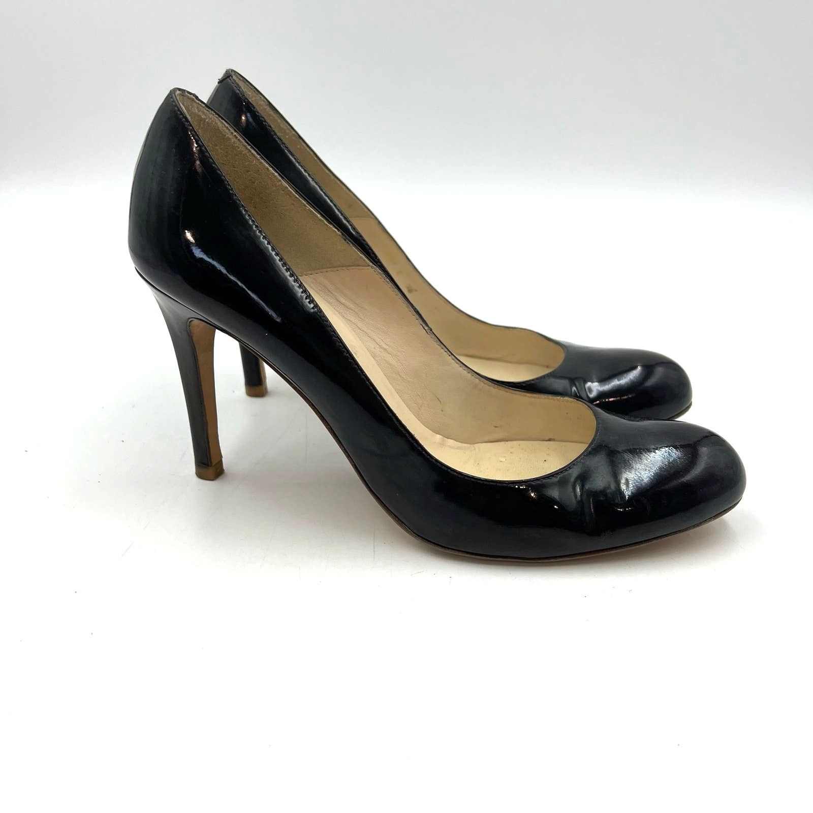 LK Bennett LK Bennett Shilo Patent Leather Court Shoes Stiletto Heels Size US 8 / IT 38 - 2 Thumbnail