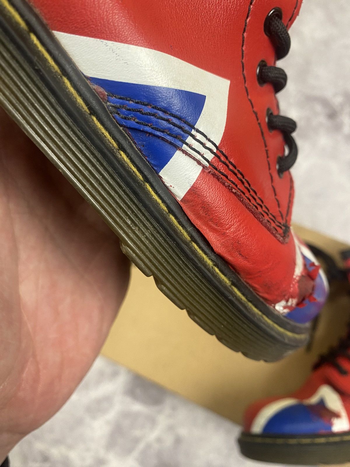 Dr. Martens Dr.Martens British Flag Rare Boots Y2K Size US 6 / IT 36 - 7 Thumbnail