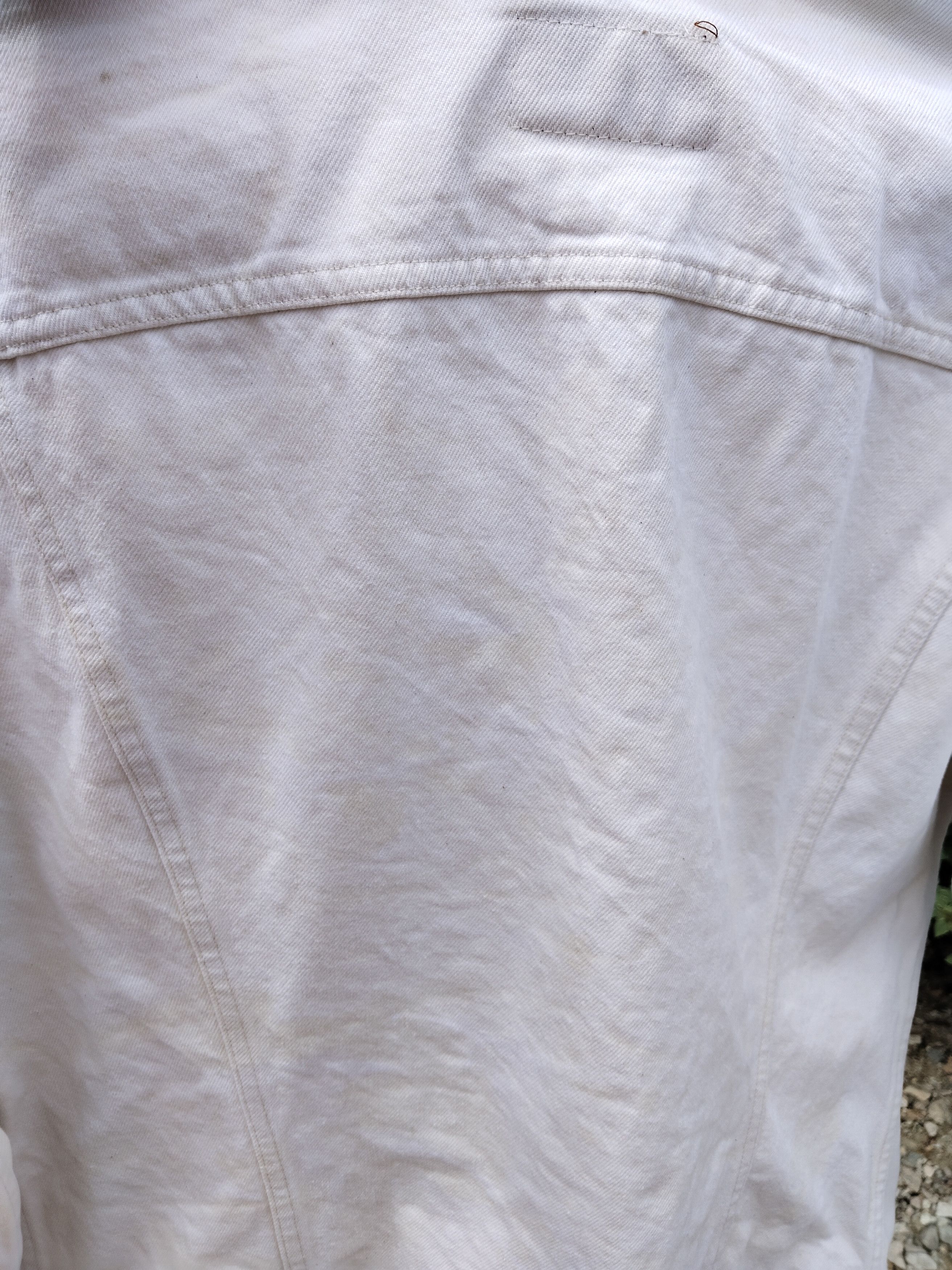 Levi's Vintage Clothing Vintage Levis White Denim Jacket Size US M / EU 48-50 / 2 - 14 Thumbnail
