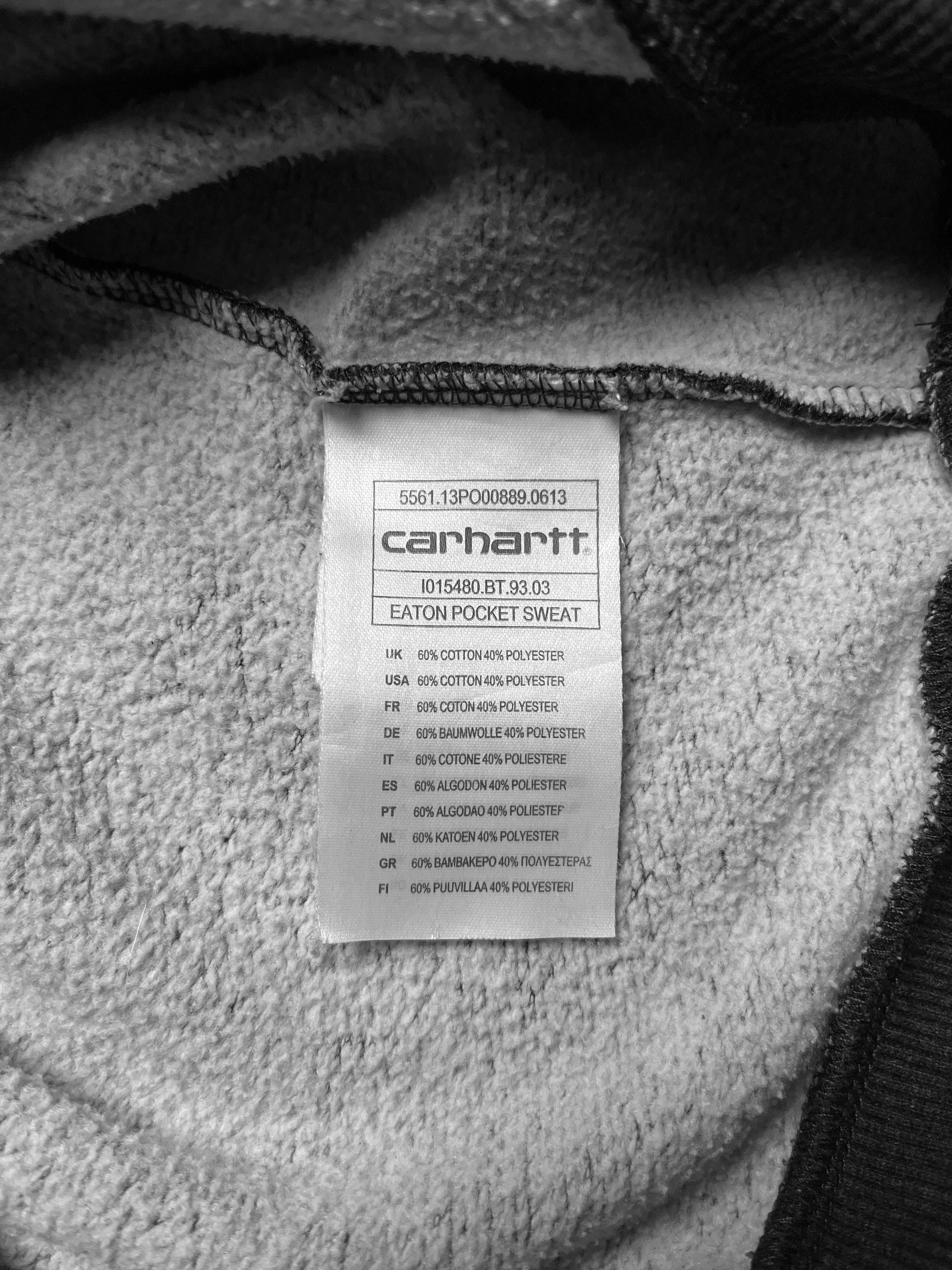 Carhartt Dark gray Carhartt sweater with pocket size S Size US S / EU 44-46 / 1 - 7 Thumbnail
