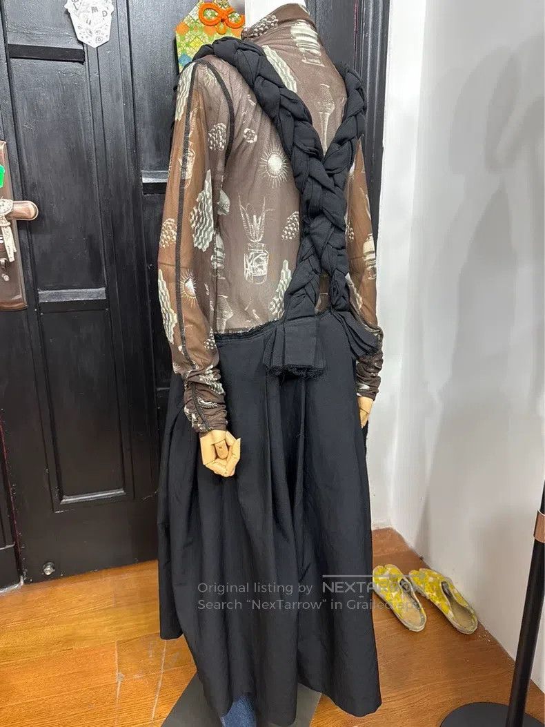Comme des Garcons Comme des Garcons Black twisted rope suspender skirt Size M / US 6-8 / IT 42-44 - 1 Thumbnail
