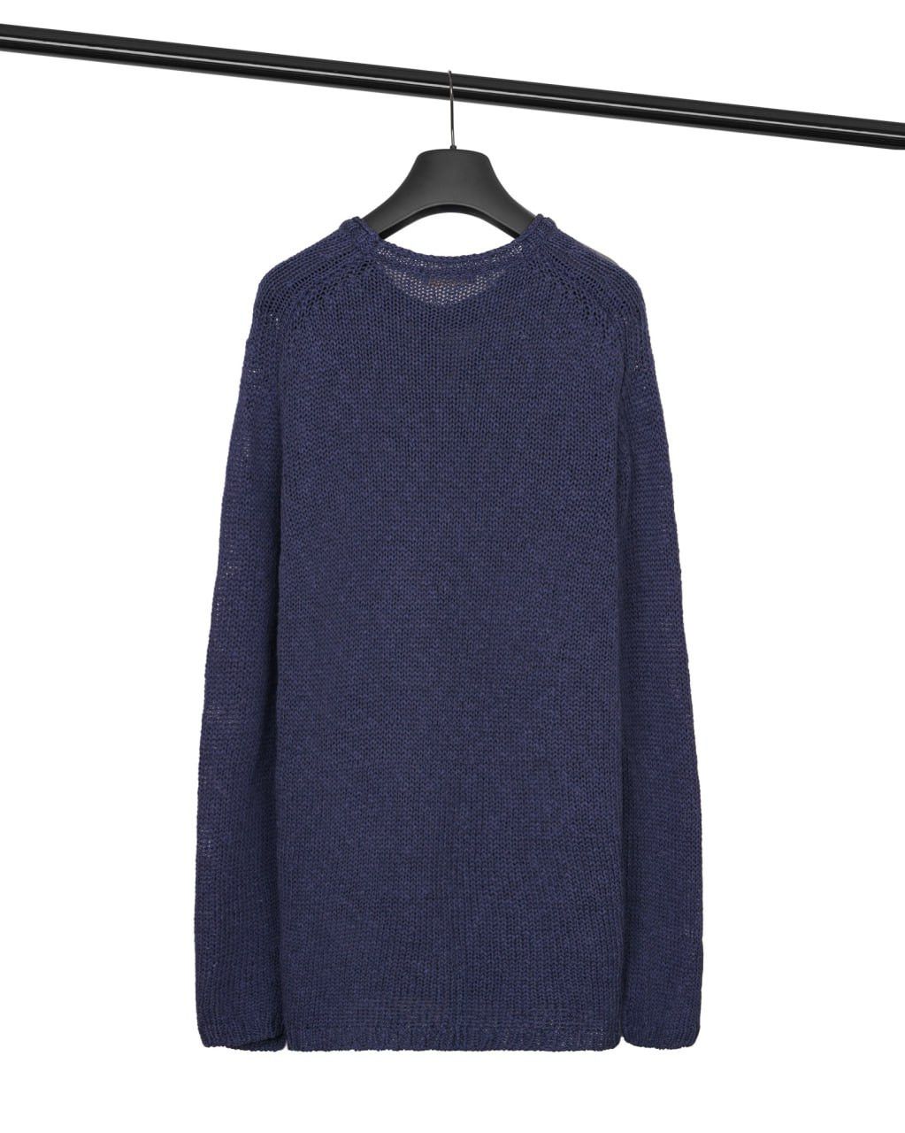 Cruciani CRUCIANI Cotton & Linen summer knit sweater Size US XL / EU 56 / 4 - 4 Thumbnail