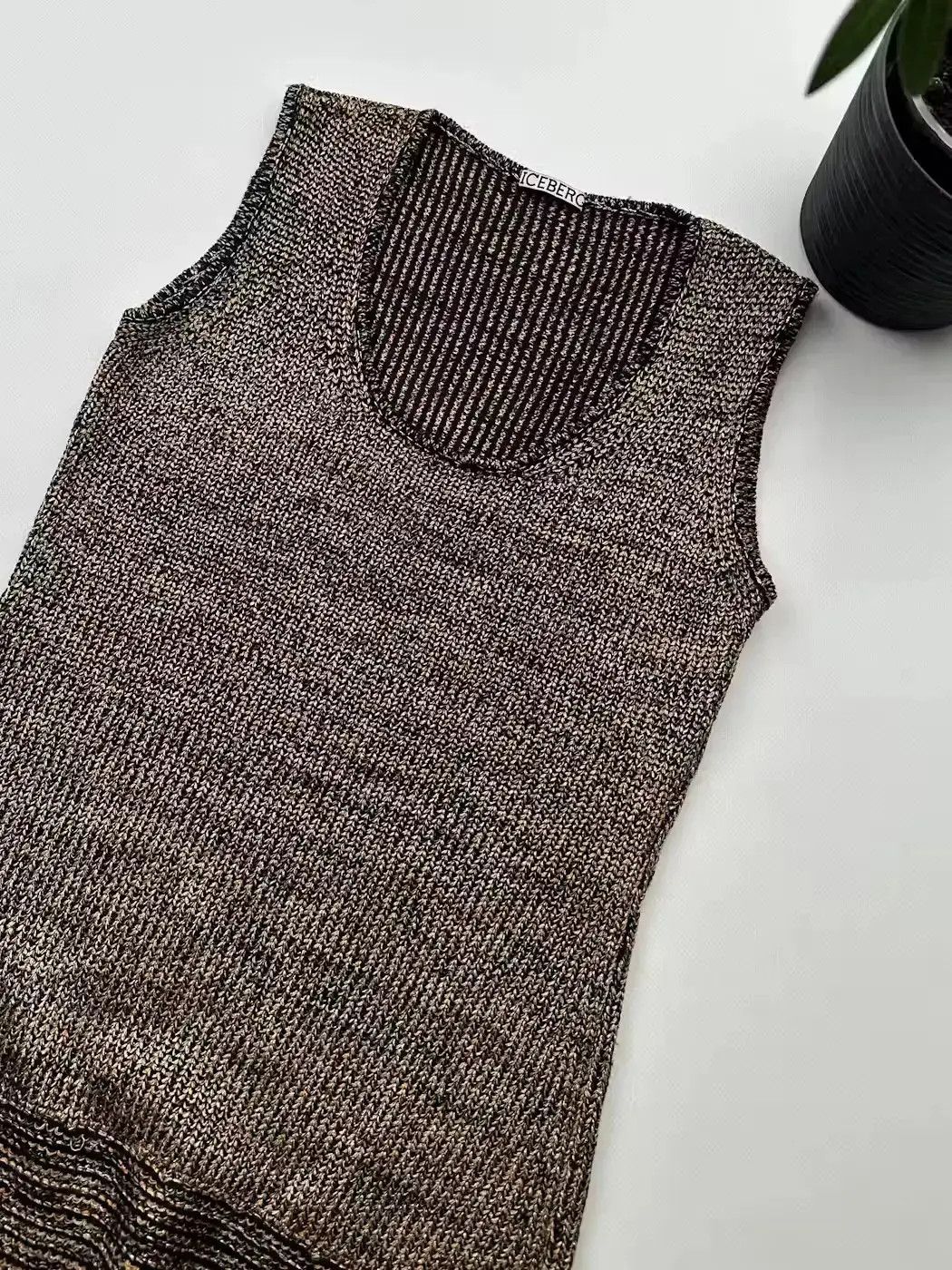 Iceberg Iceberg Vintage Knit Dress (214) Size S / US 4 / IT 40 - 2 Thumbnail