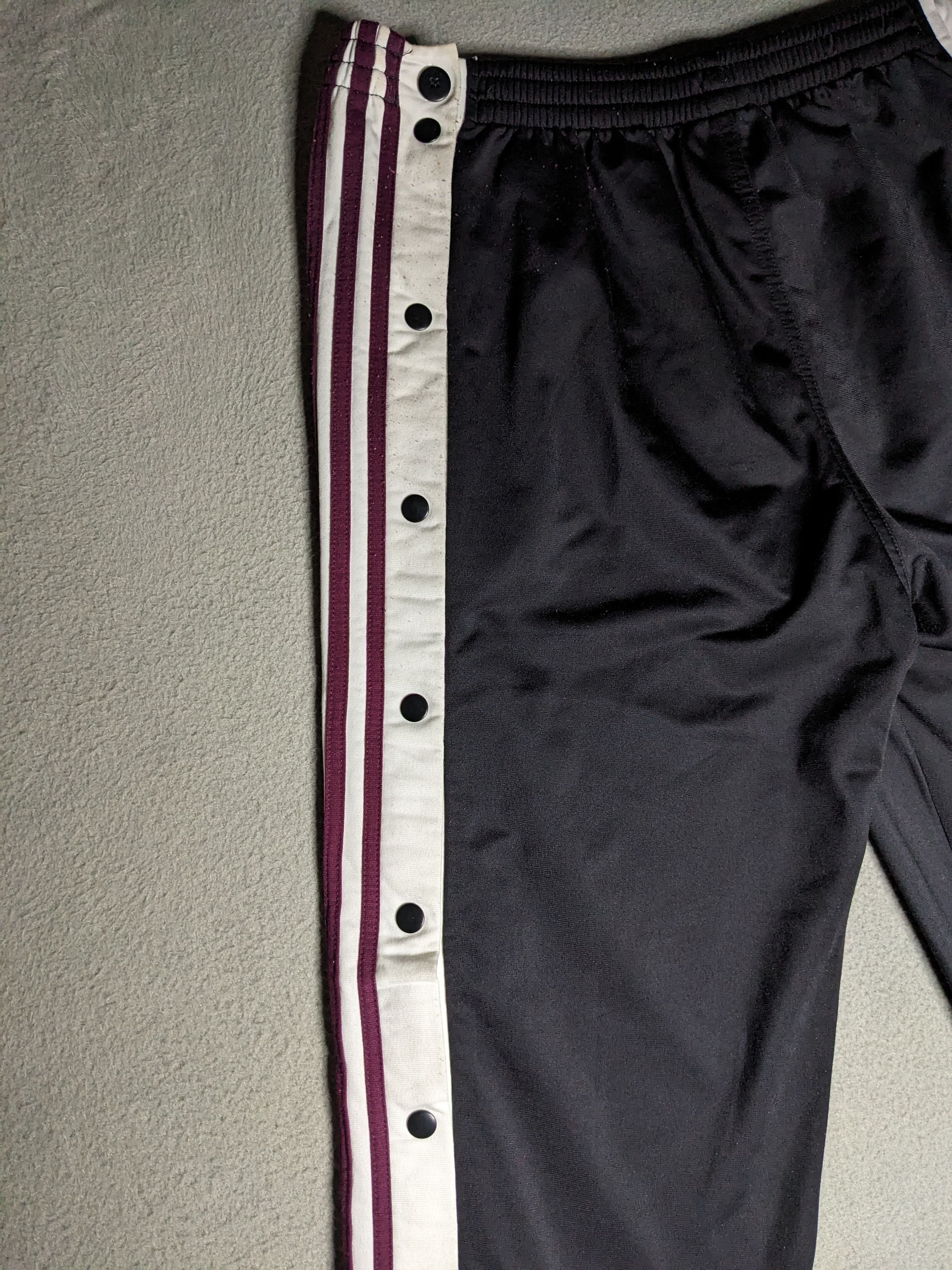 Adidas VINTAGE 90s Adidas Tearaway Snap Track Pants Small Trefoil Size US 29 - 5 Thumbnail