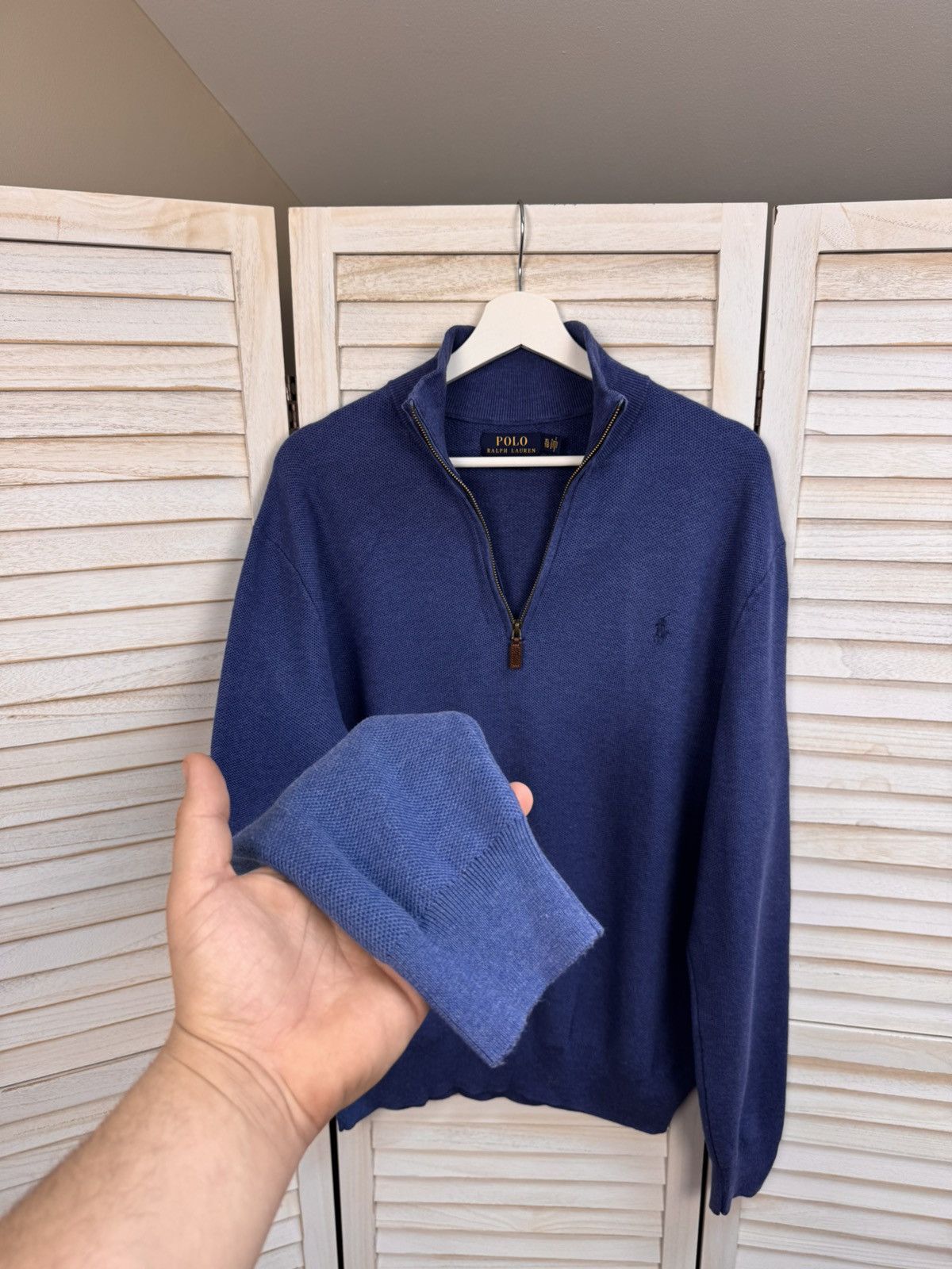 Polo Ralph Lauren Men's Sweater 1/3 Zip Polo Ralph Lauren Size US XL / EU 56 / 4 - 7 Thumbnail
