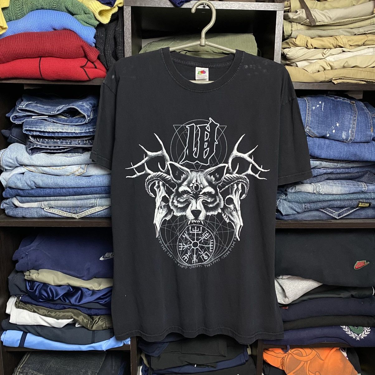 Band Tees Vintage Wolfheart Big logo rock band 2000’s tee size L Size US L / EU 52-54 / 3 - 1 Thumbnail