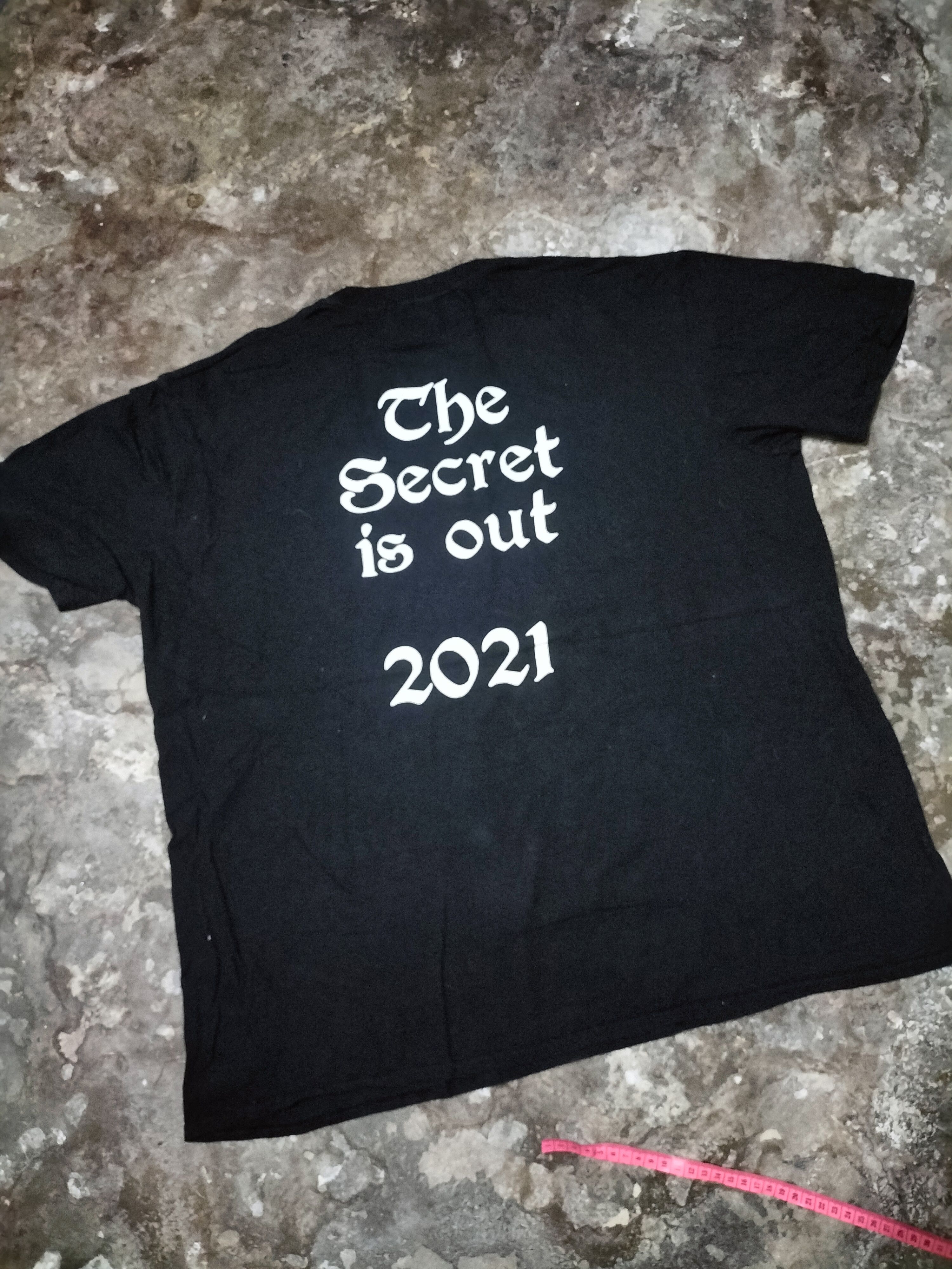 Band Tees The Dark Secret Album The Secret is Out 2021 Metal Code band Size US XL / EU 56 / 4 - 3 Thumbnail