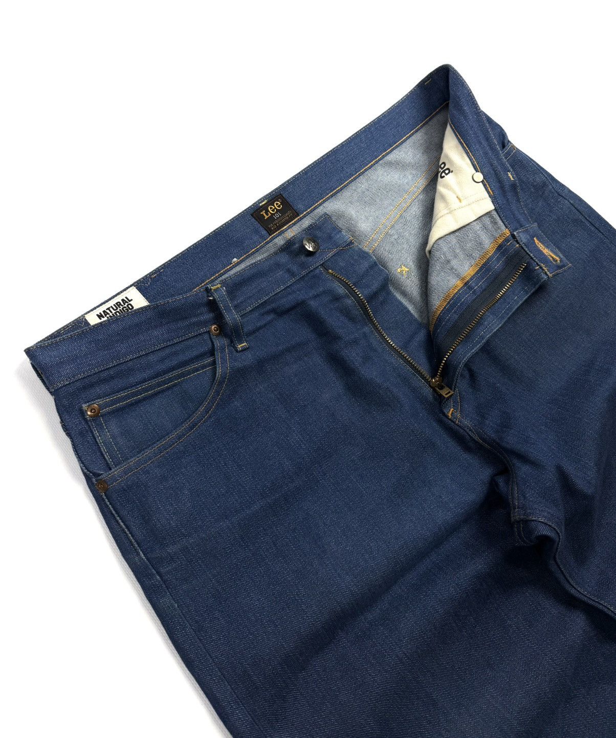 Lee Lee 101 Natural Indigo Jeans Japanese Selvedge Denim Blue L Size US 34 / EU 50 - 9 Thumbnail