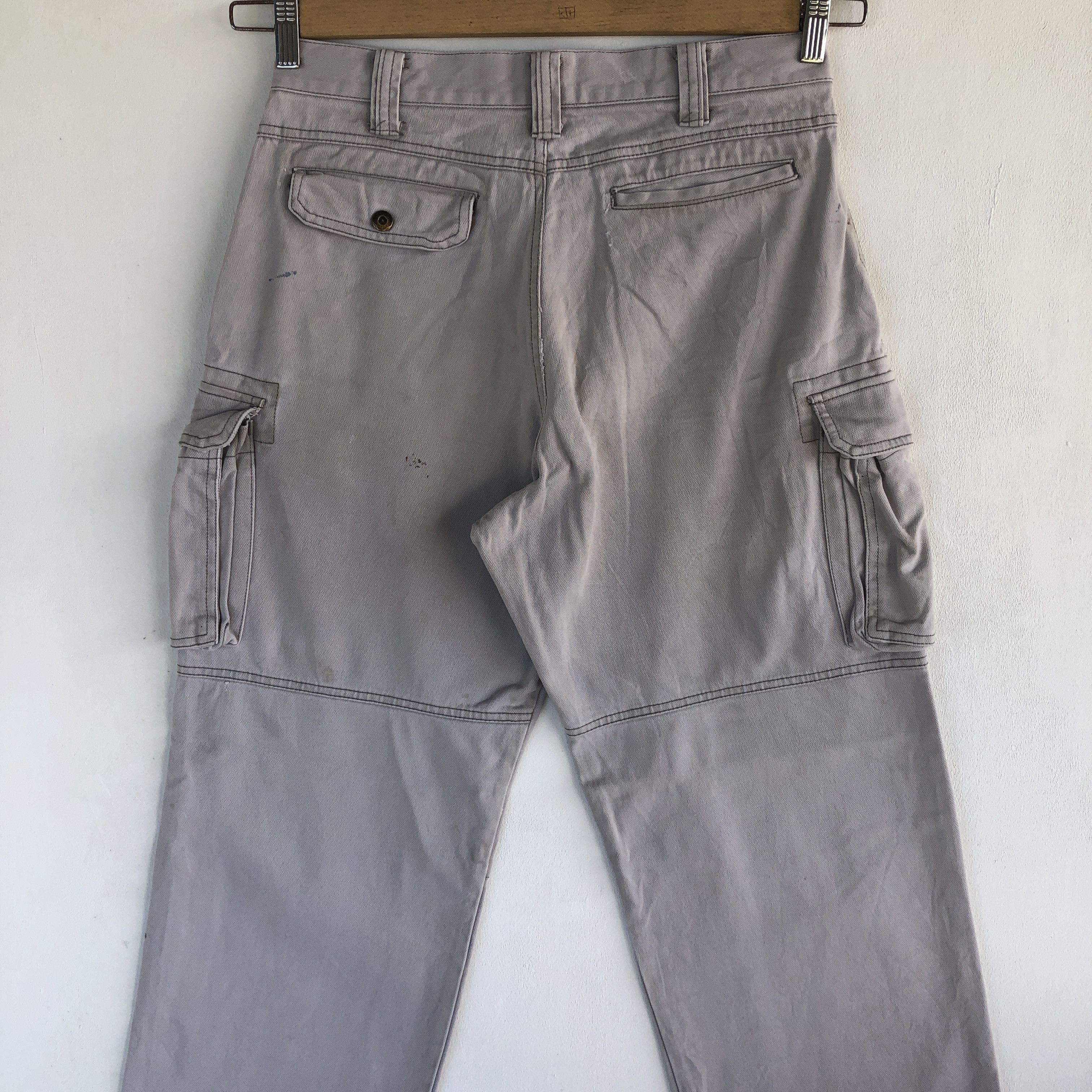 Japanese Brand Vintage Japanese Cargo Pants Multi Pocket Military Trousers Size US 30 / EU 46 - 4 Thumbnail