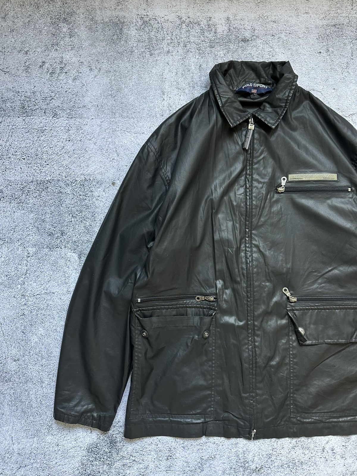 Ralph Lauren Rare Vintage Polo Ralph Lauren Sport Full Nylon Jacket Size US M / EU 48-50 / 2 - 2 Thumbnail