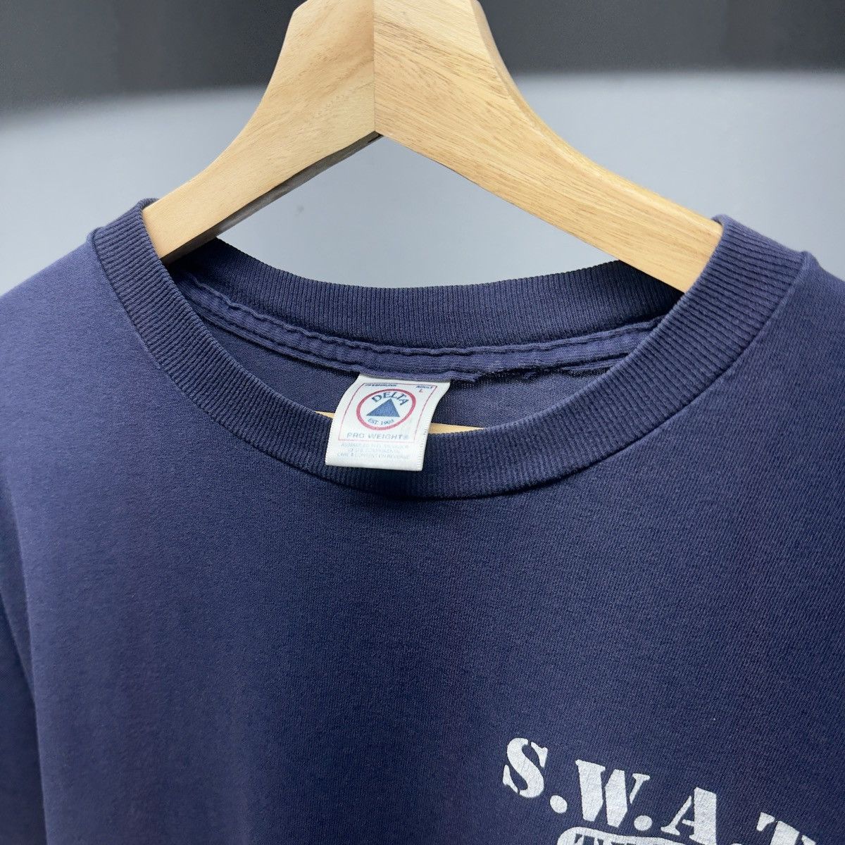 Vintage SWAT Team Jesus Shirt ERD Grunge Thrashed Faded Distressed Size US L / EU 52-54 / 3 - 5 Thumbnail