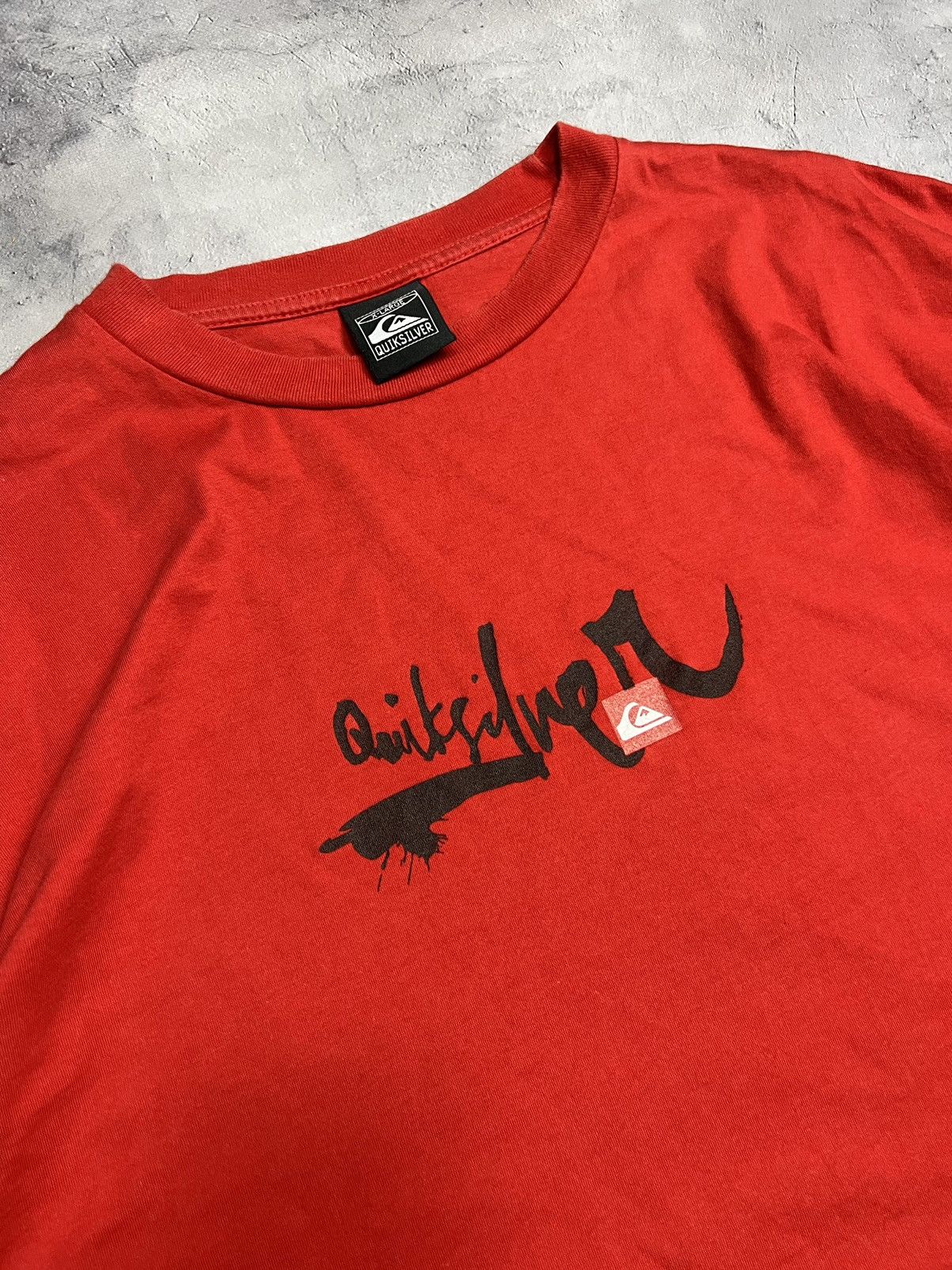 Quiksilver × Vintage Vintage Quiksilver T shirt Streetwear Surf Style Size US XL / EU 56 / 4 - 2 Thumbnail