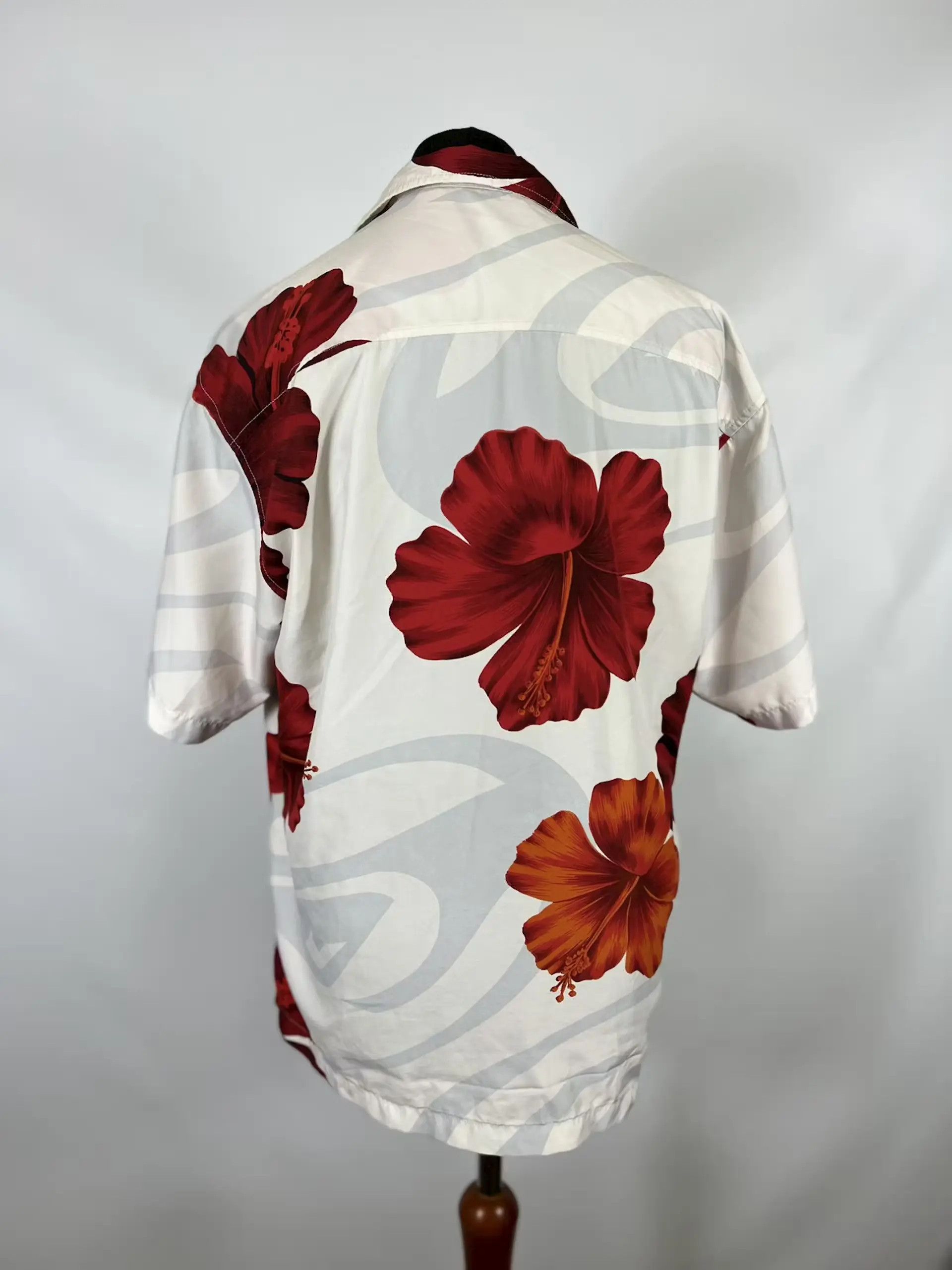Quiksilver × Vintage Quiksilver Hawaiian floral shirt Size US L / EU 52-54 / 3 - 2 Thumbnail