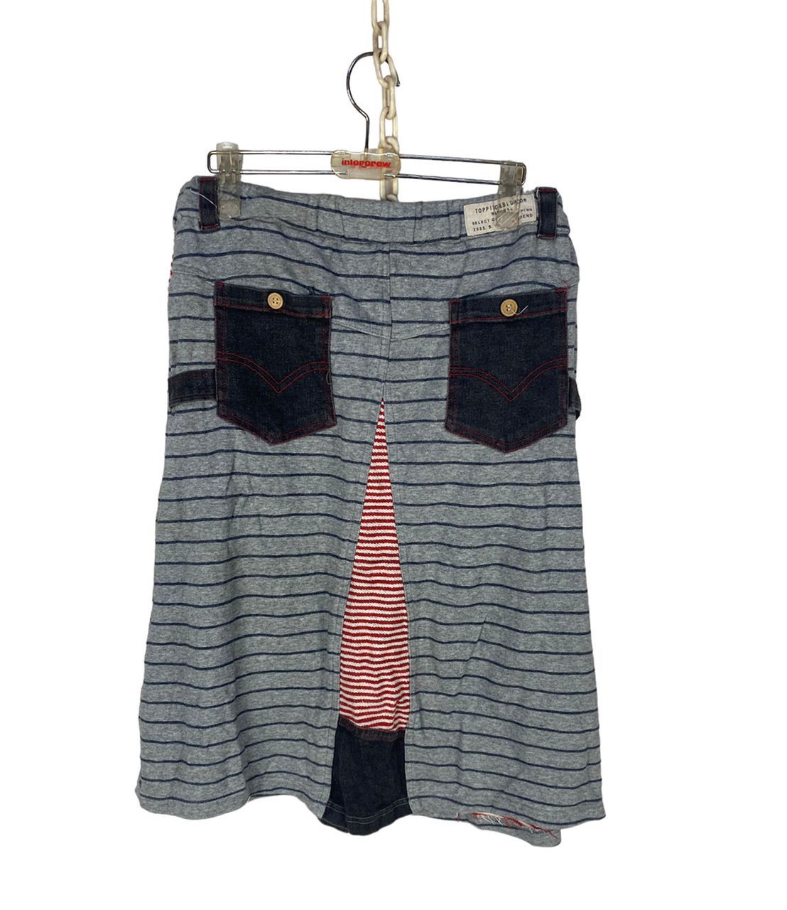 Japanese Brand Bluemoon patchwork skirt size 30-36 Size 34" / US 12 / IT 48 - 2 Thumbnail