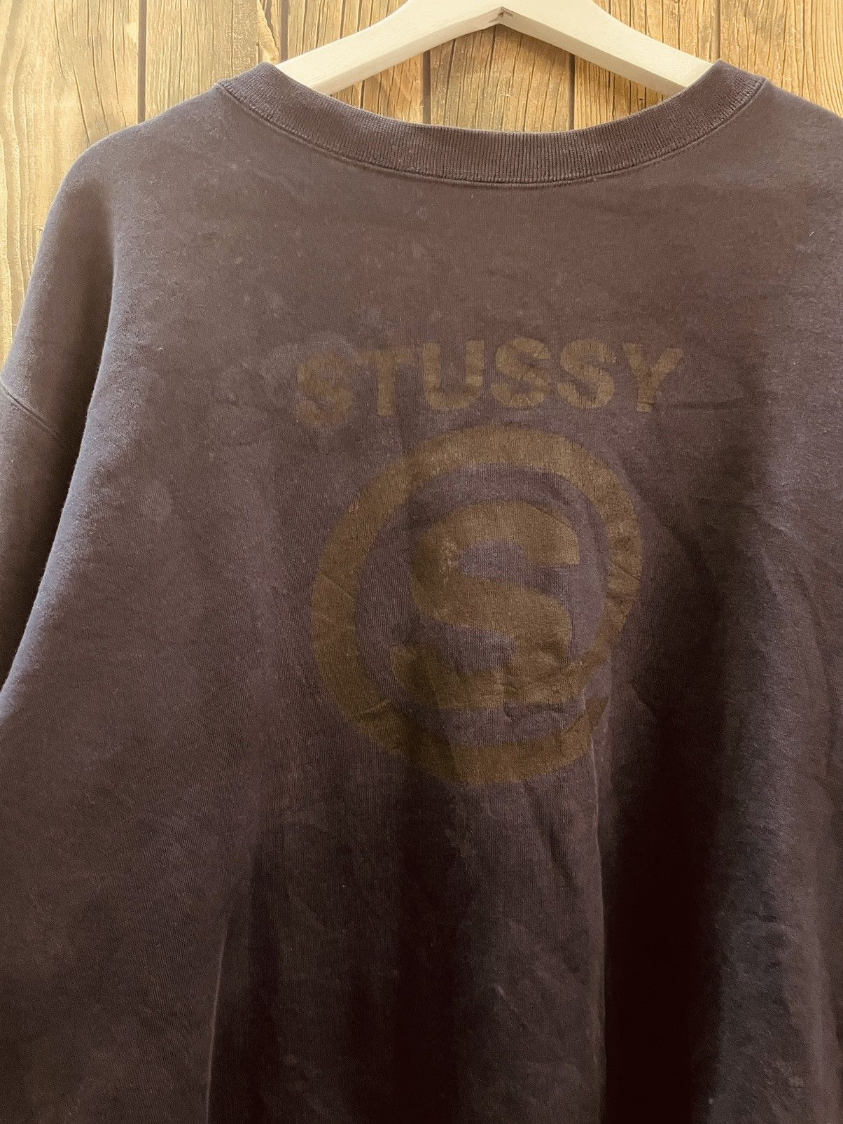 Stussy × Vintage 💥Vintage Stussy Sweatshirt Size US L / EU 52-54 / 3 - 4 Thumbnail