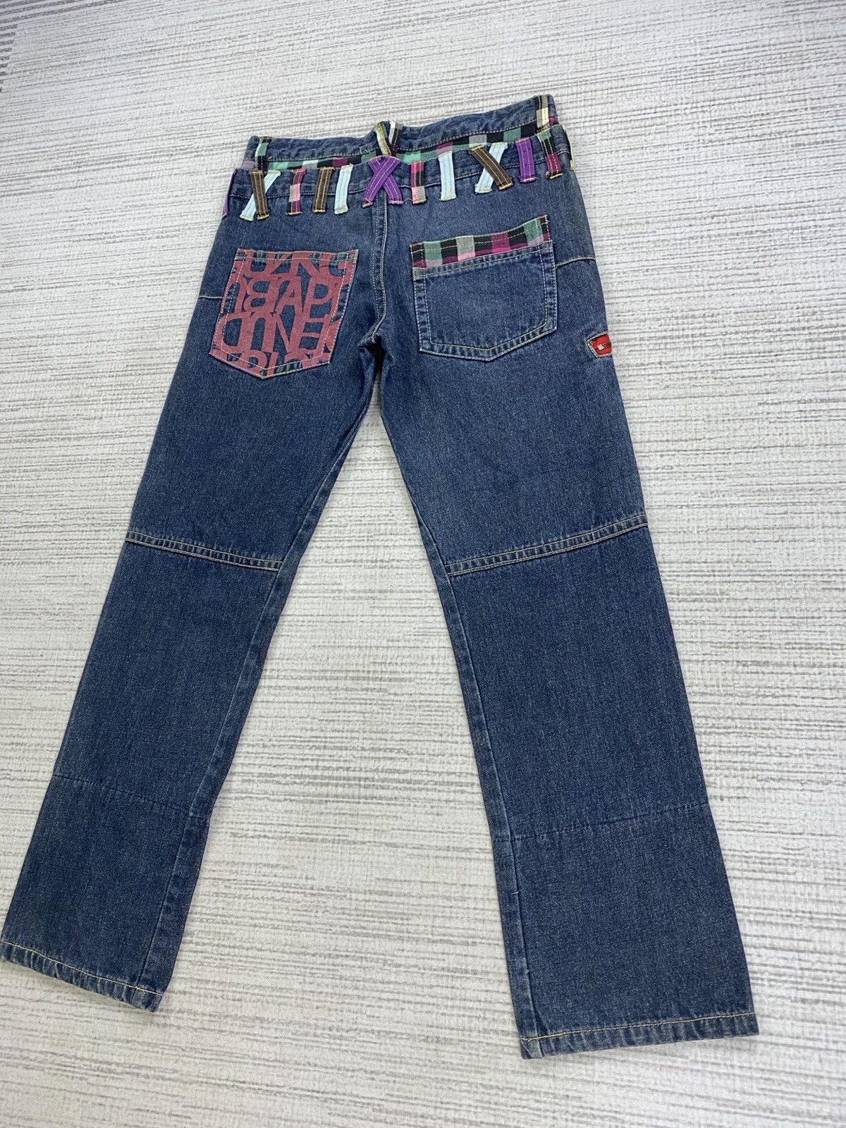 Hysteric Glamour Vintage Corn Flake Jeans Double Waist Rare Denim Jeans Size US 31 - 8 Thumbnail