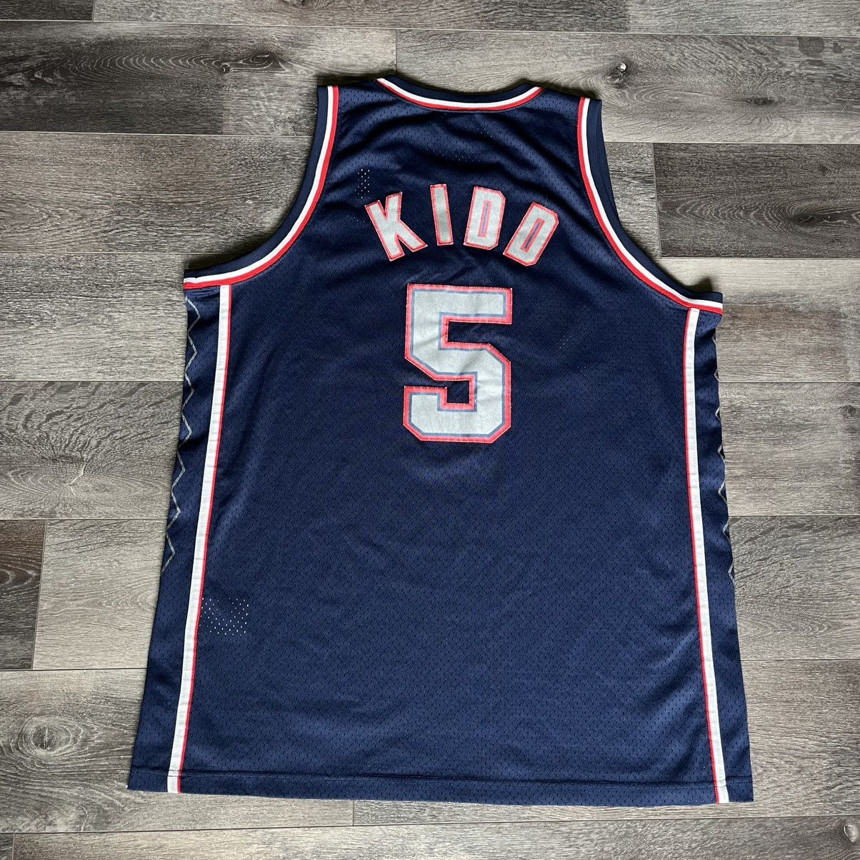 NBA Vintage 2000s NBA Nike Jason Kidd New Jersey Nets Jersey #5 Size US XXL / EU 58 / 5 - 1 Thumbnail