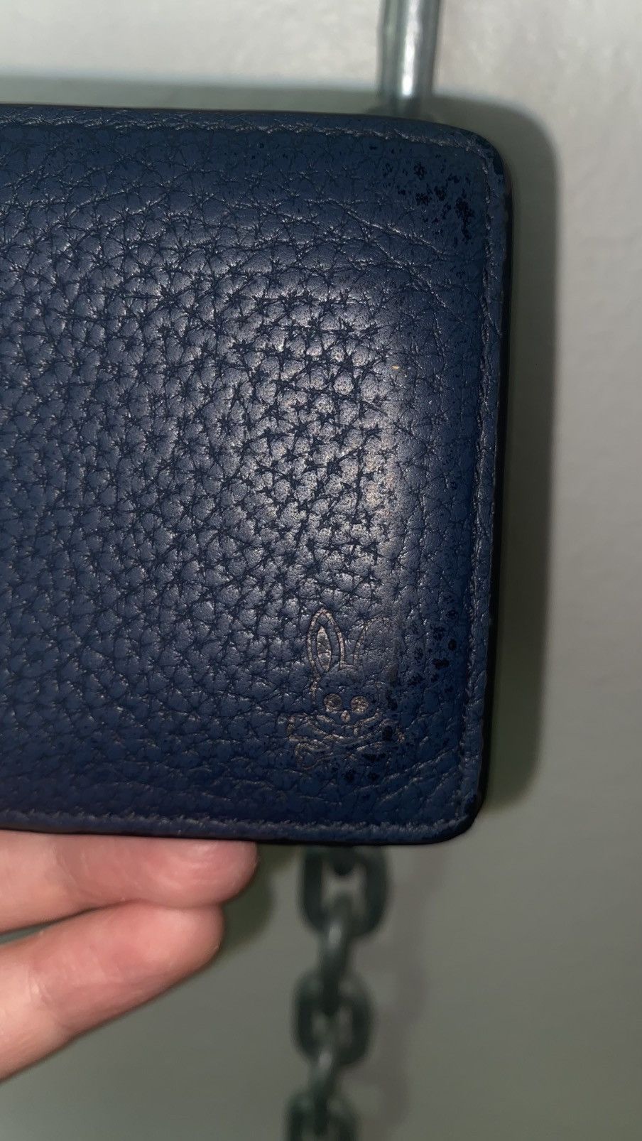 Psycho Bunny Psycho Bunny Italian Leather Navy Bifold wallet Size ONE SIZE - 3 Thumbnail