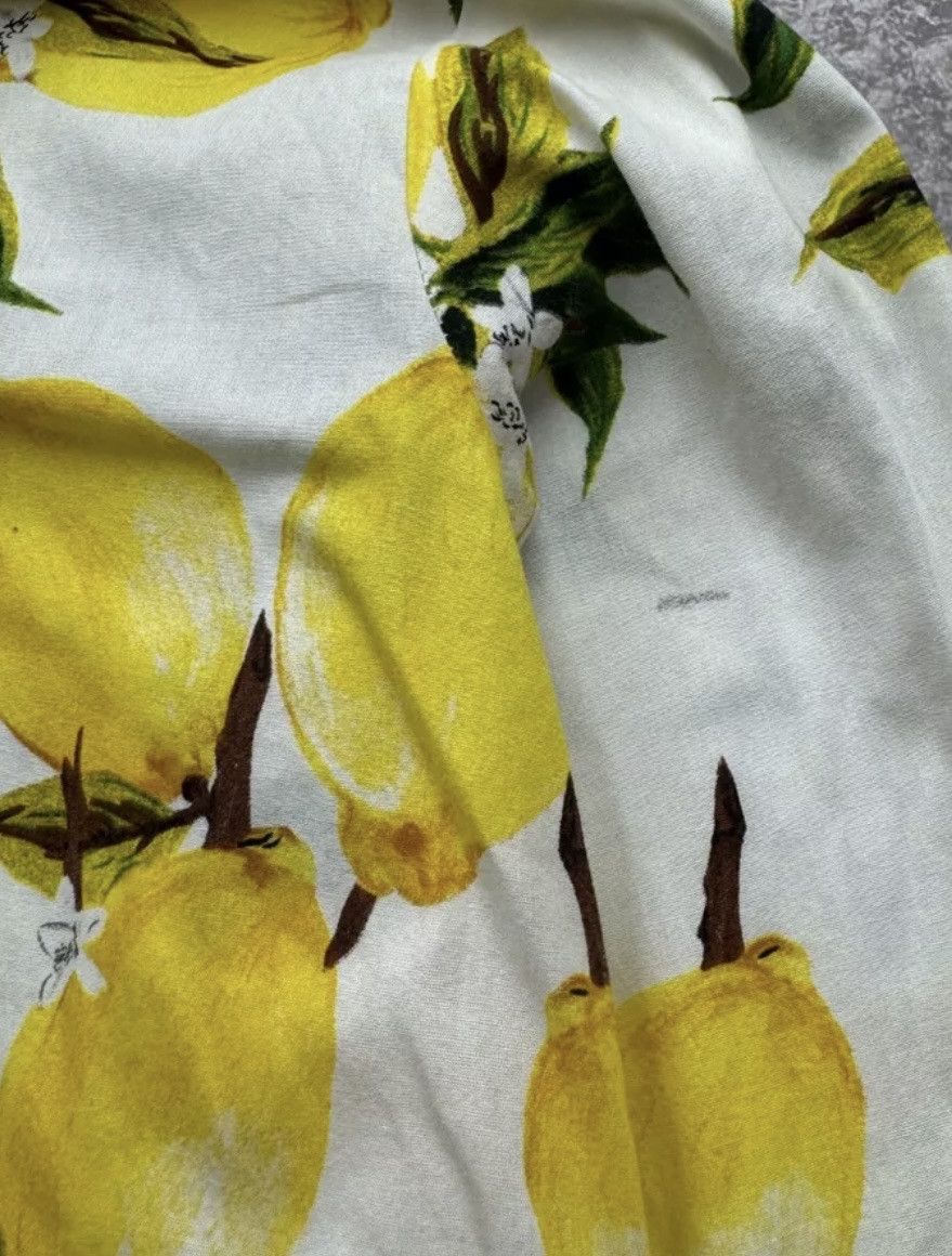 Miu Miu × Prada × Vintage PRADA Lemon Vintage Shirt Size M / US 6-8 / IT 42-44 - 4 Thumbnail