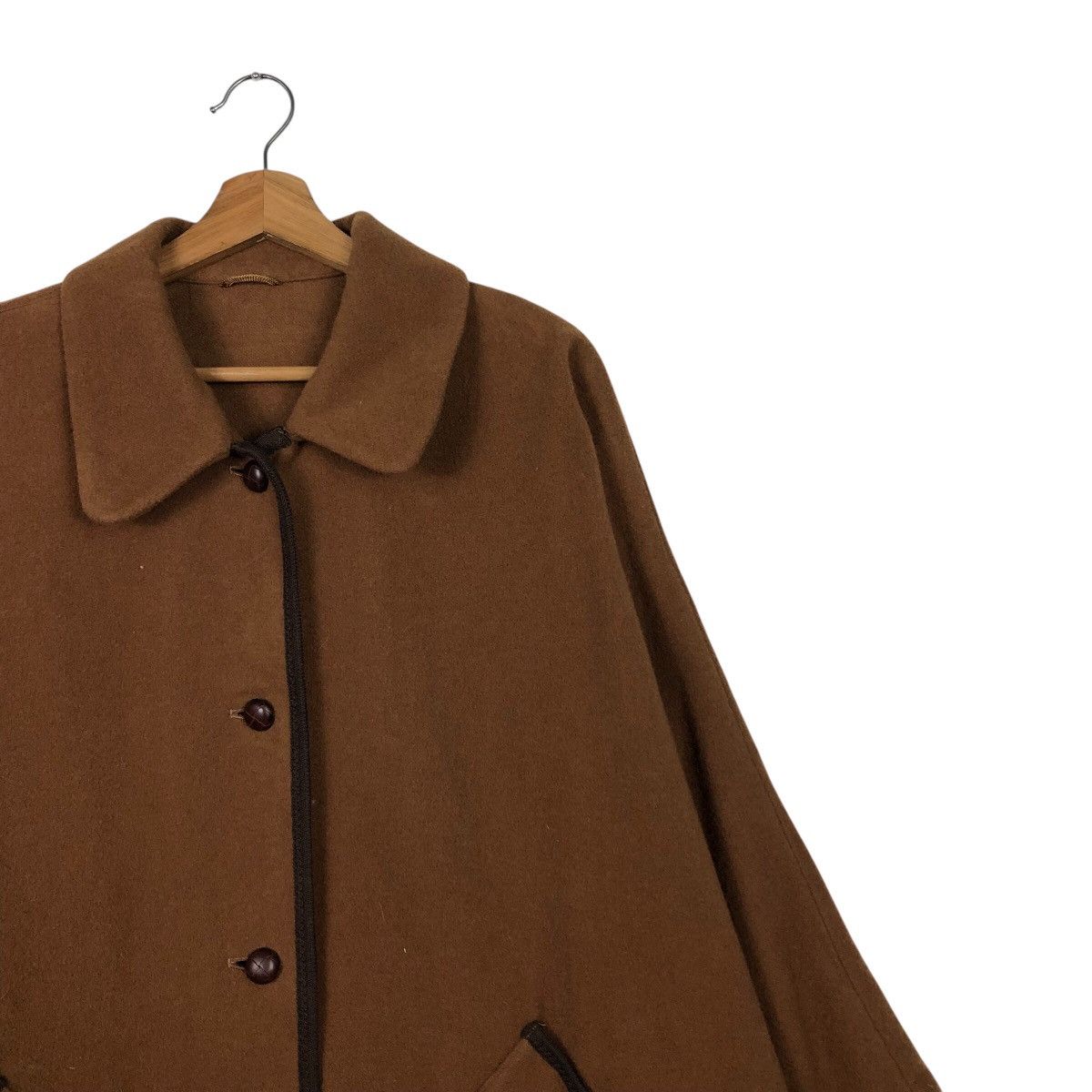 Designer × Japanese Brand × Vintage 📌Vintage Wool Oversized Button Jacket Scapa Issey Miyake Size US M / EU 48-50 / 2 - 7 Thumbnail