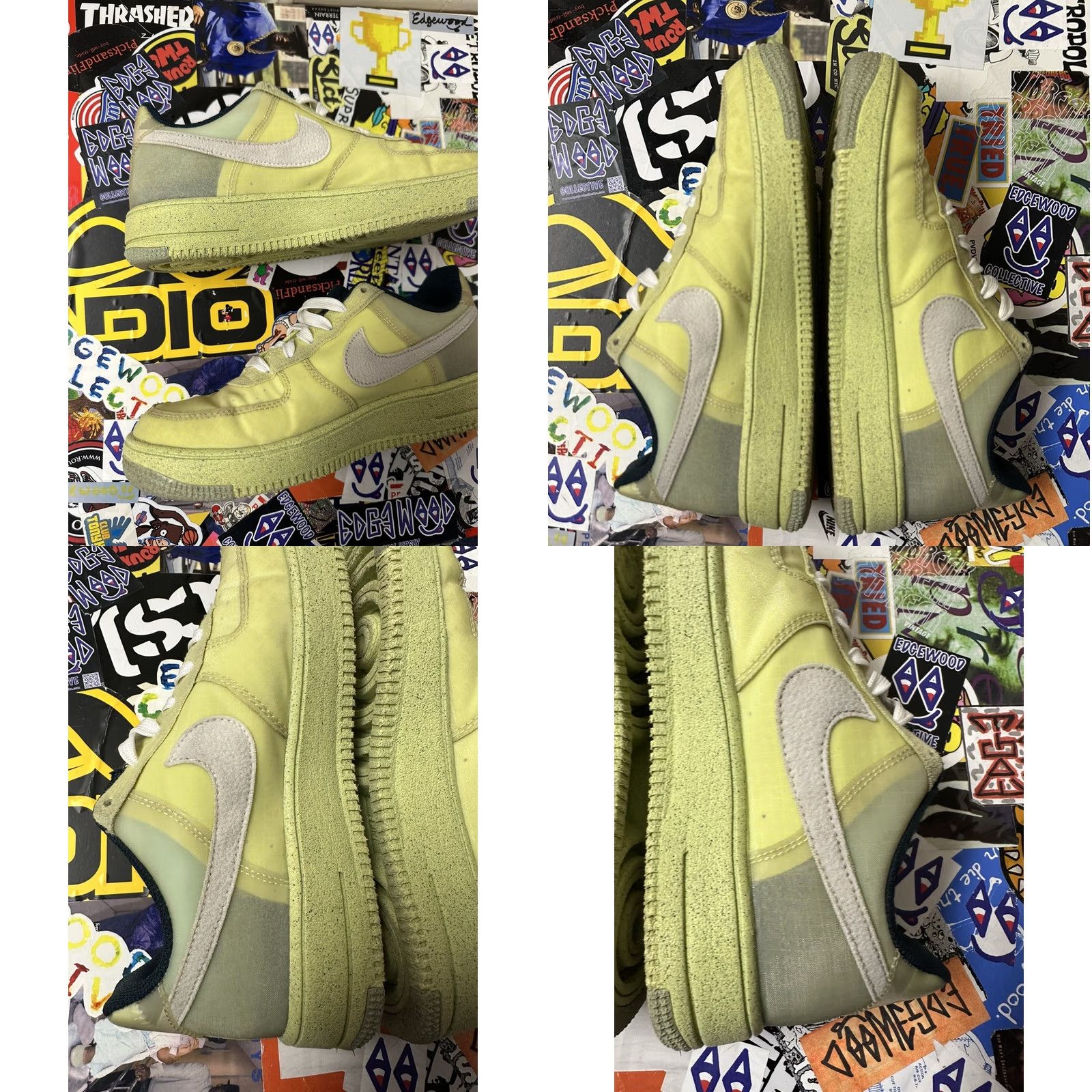 Nike Nike Air Force 1 One Low Crater GS Lemon Twist Yellow 6.5Y 8 Womens DH4339-700 Sneaker Size US 6 / IT 36 - 10 Thumbnail