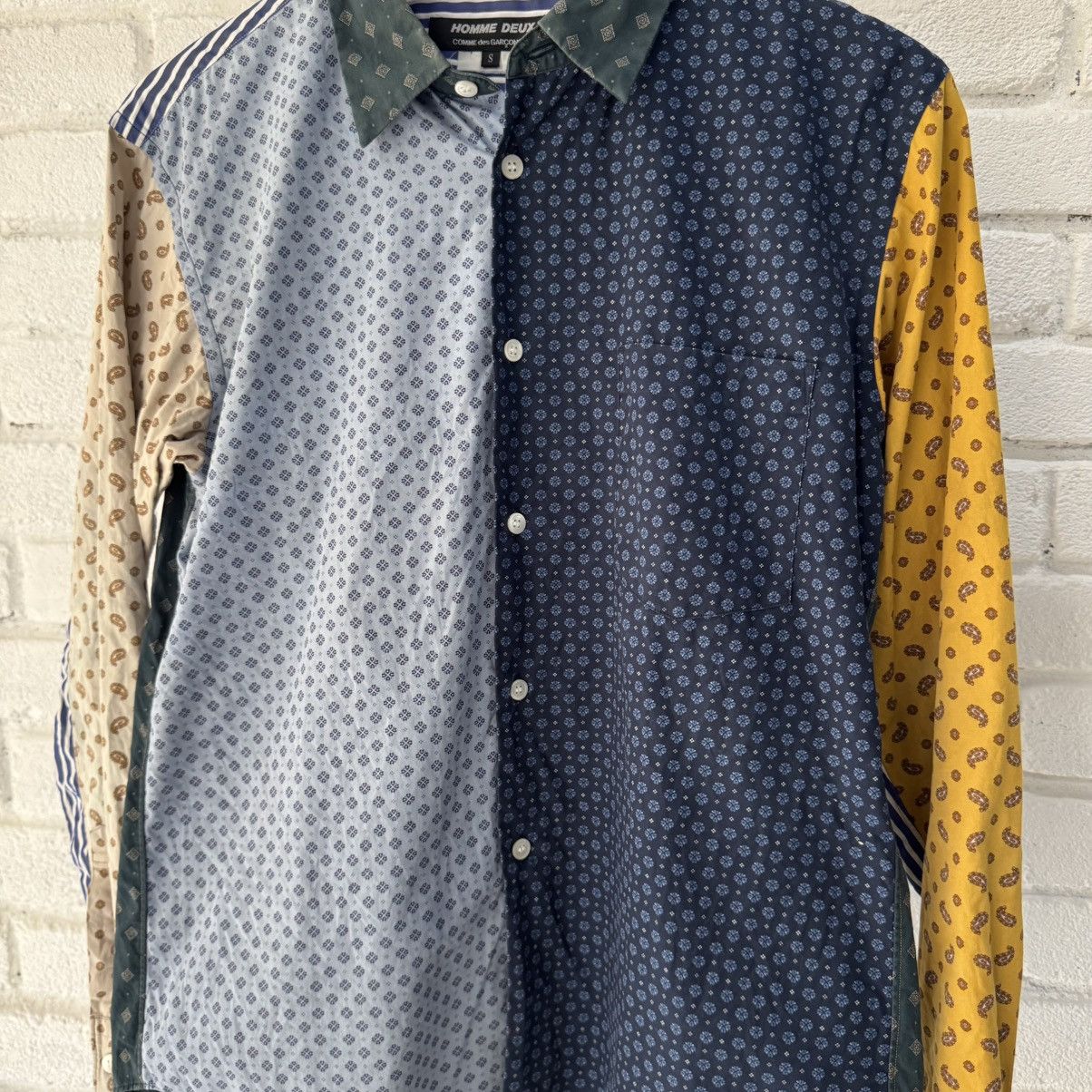 Comme des Garcons Homme Deux 15’s CDG Homme Deux Paisley Shirt Size US S / EU 44-46 / 1 - 3 Thumbnail