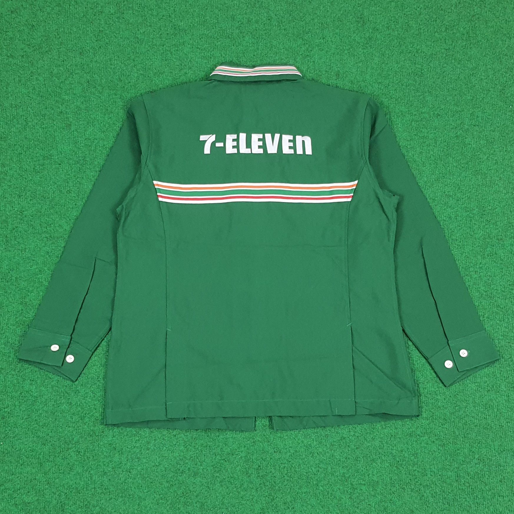 Japanese Brand Vintage 7 Eleven Staff Uniform Japan Workers Jacket Size US S / EU 44-46 / 1 - 3 Thumbnail