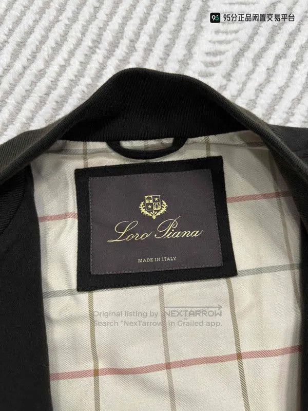 Loro Piana Loro Piana Men's Solid Zip Baseball Collar Jacket. Size US S / EU 44-46 / 1 - 8 Thumbnail