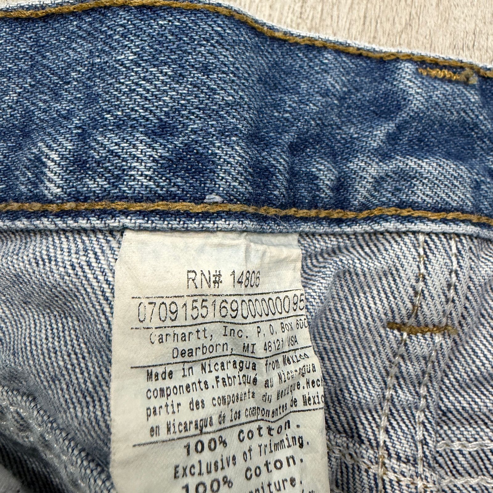 Carhartt Vintage Carhartt Relaxed Fit Jeans Men's 38x34 Blue Denim Size US 38 / EU 54 - 3 Thumbnail