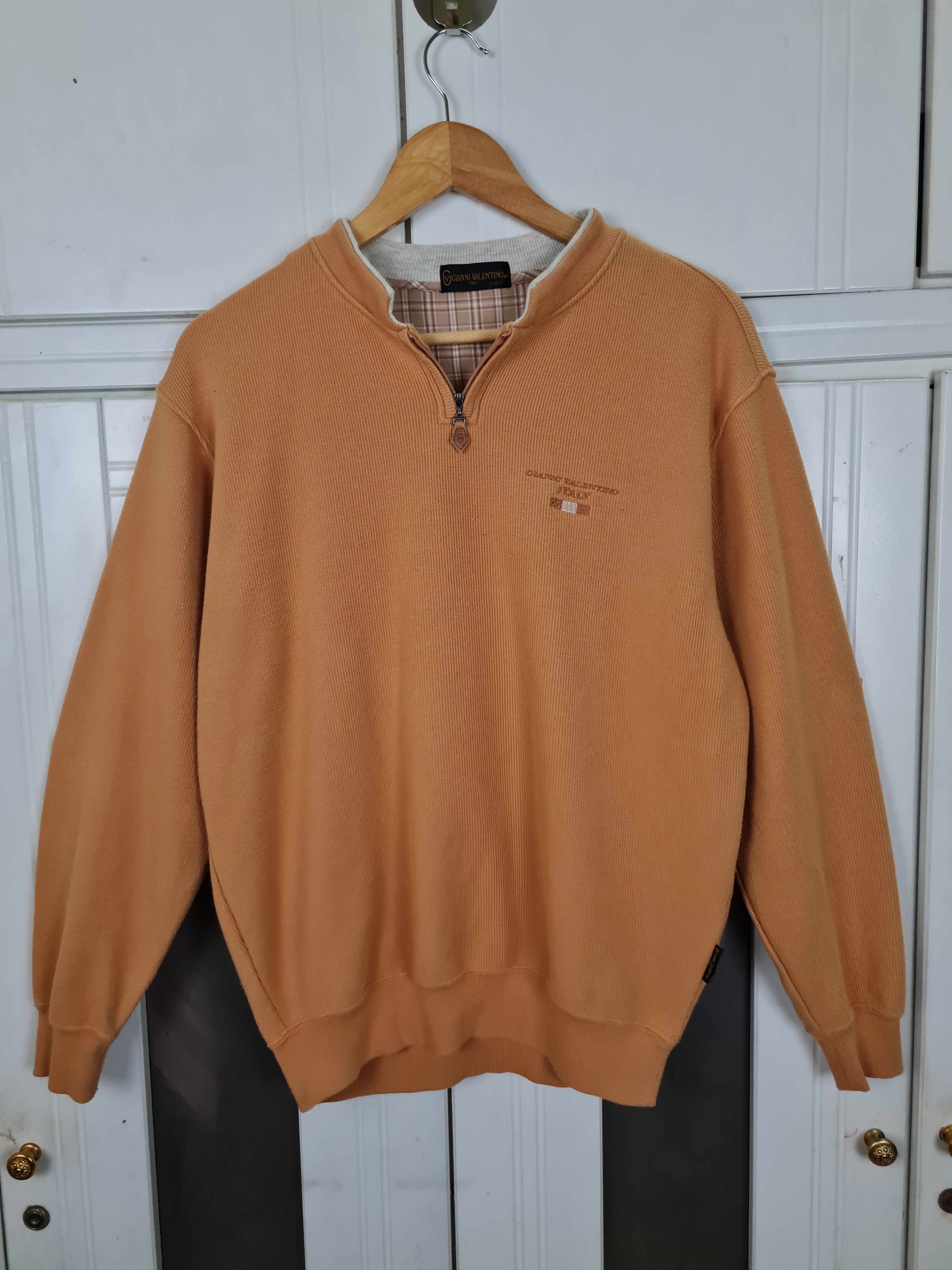 Vintage Vintage Gianni Valentino Halfzipper Size US M / EU 48-50 / 2 - 1 Thumbnail