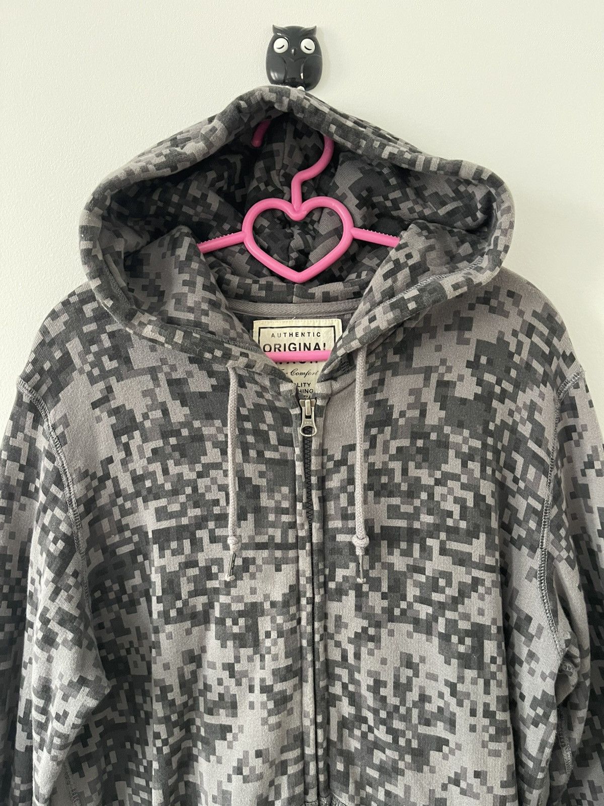 Engineered Garments × Uniqlo Rare Vintage DIGITAL CAMO X Uniqlo Army Police Hoodie Size US M / EU 48-50 / 2 - 3 Thumbnail