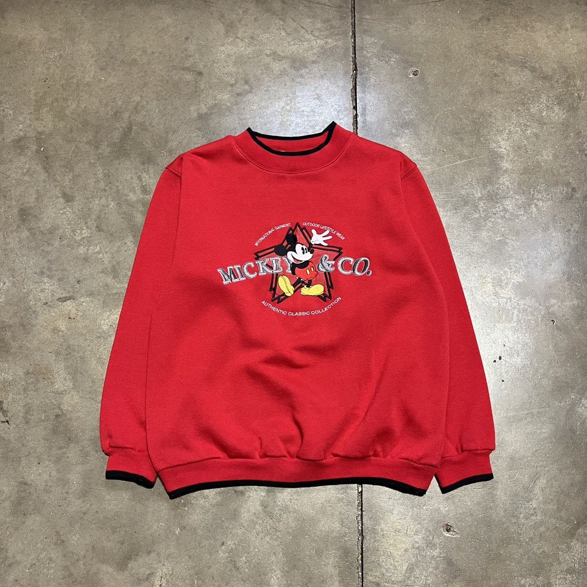 Mickey & Co. Vintage Mickey Mouse Crewneck Sweatshirt Disney 90s Size US M / EU 48-50 / 2 - 4 Thumbnail