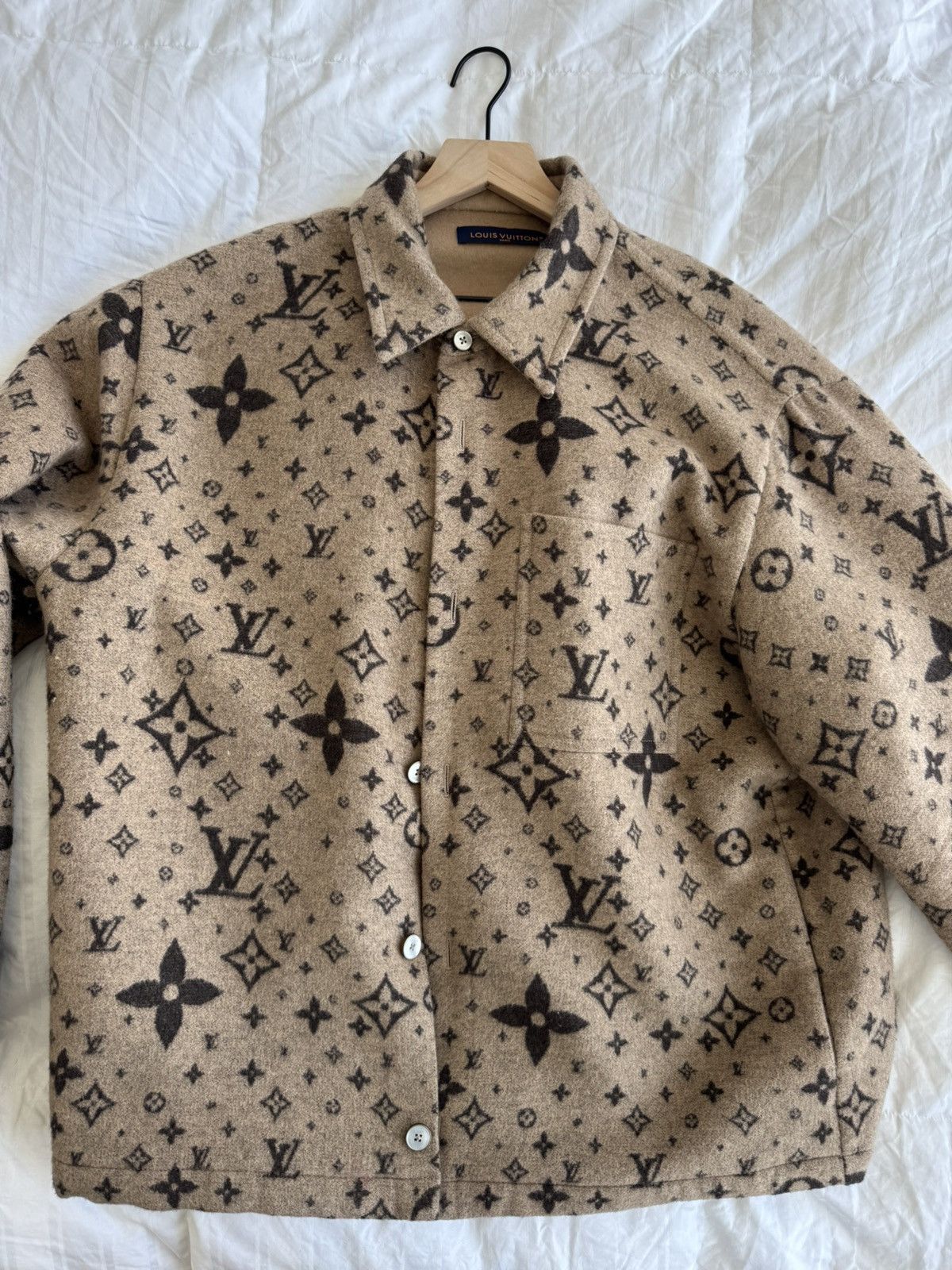 Louis Vuitton Louis Vuitton Cashmere Shirt Jacket Size US XXL / EU 58 / 5 - 3 Thumbnail
