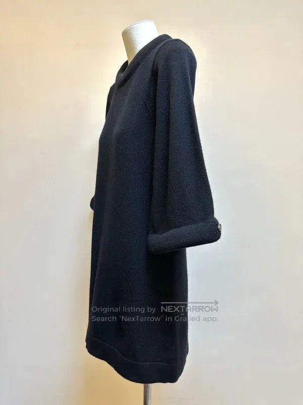 Chanel Chanel Black Wool-Blend Short Dress for Women . Size XS / US 0-2 / IT 36-38 - 2 Thumbnail