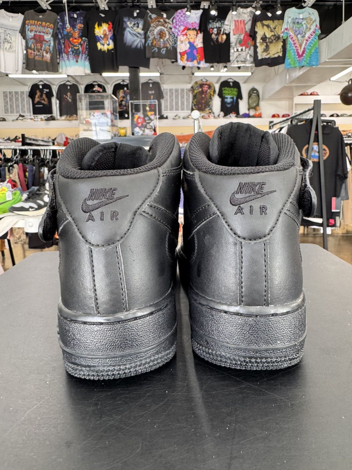 Nike Nike Air Force 1 Mid Black Sz.6.5Y (2014) Size US 6.5 / EU 39-40 - 5 Thumbnail