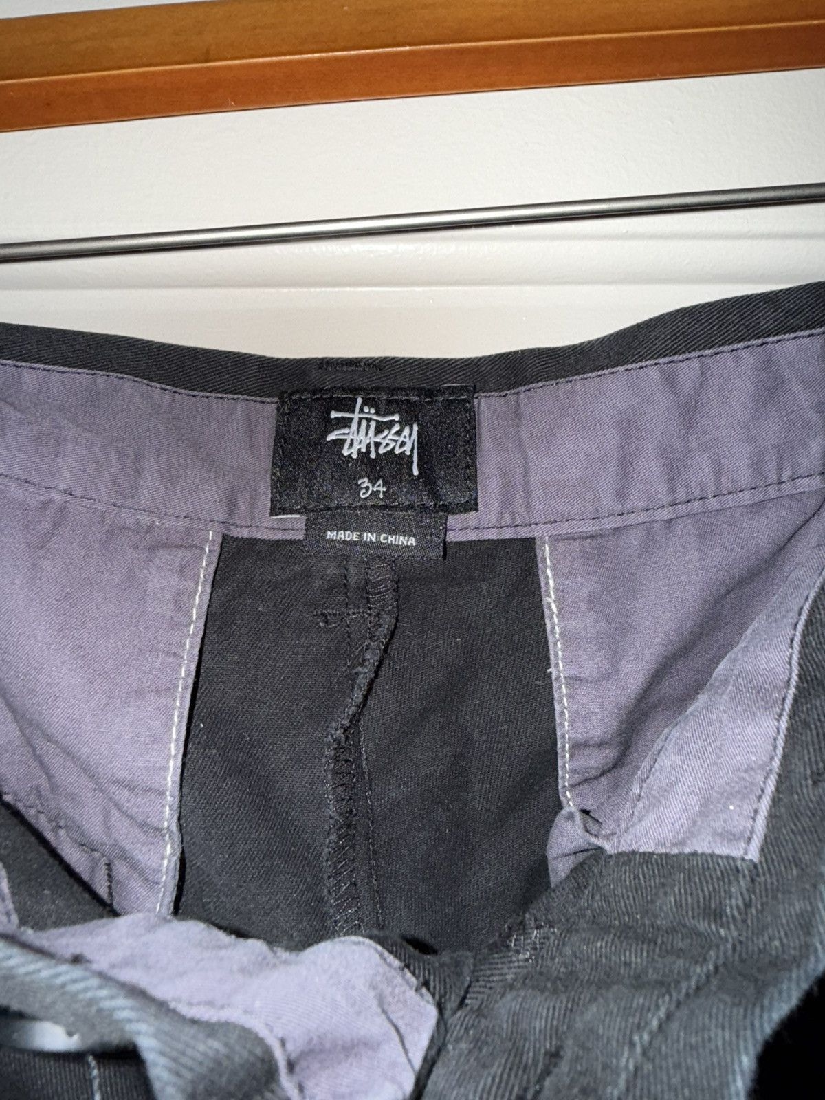 Stussy Stussy Black Pants Size US 34 / EU 50 - 2 Thumbnail