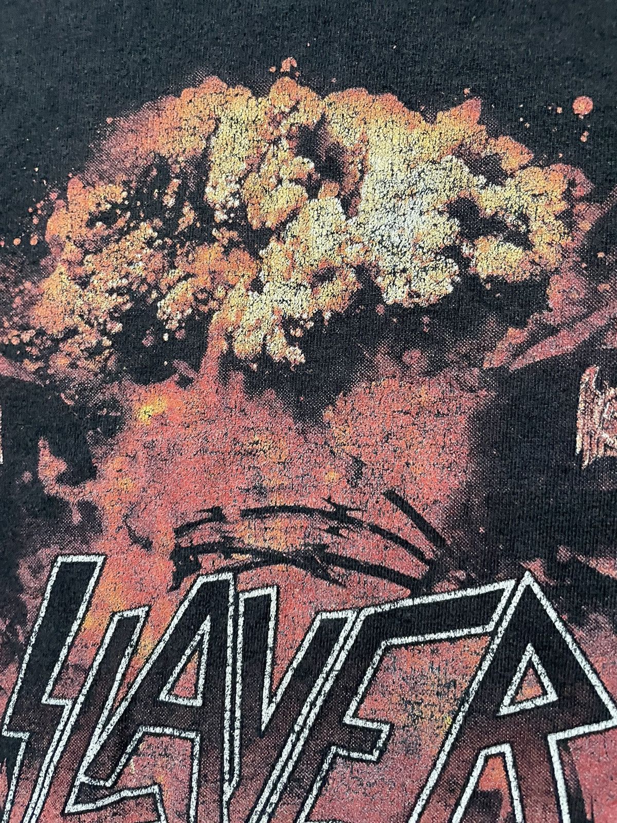 Band Tees × Slayer × Vintage Slayer World Tour 2010 Tee Vintage Rock Metal T-Shirt Size US XL / EU 56 / 4 - 5 Thumbnail