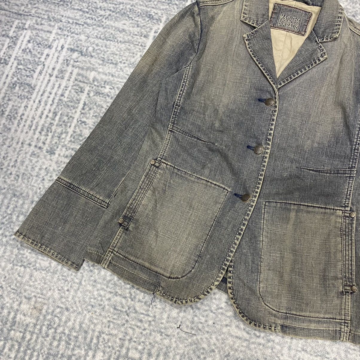 Marithe + Francois Girbaud × Vintage 💥FINAL DROP💥 MFG Mud Wash Vintage Punk Designer Hysteric Size S / US 4 / IT 40 - 3 Thumbnail