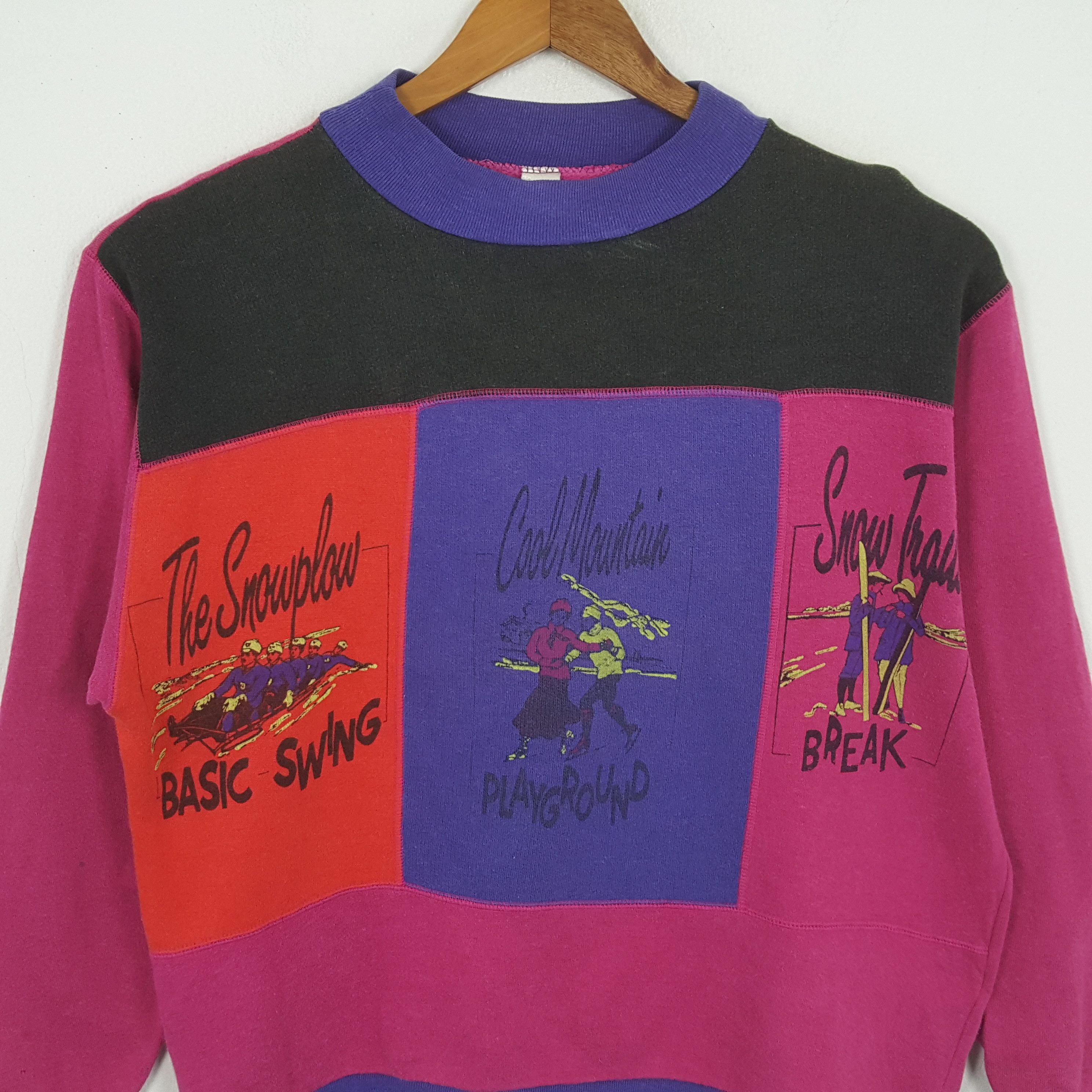 Vintage Vintage THE SNOWPLOW Japanese Style Brand Sweatshirts Size US L / EU 52-54 / 3 - 2 Thumbnail