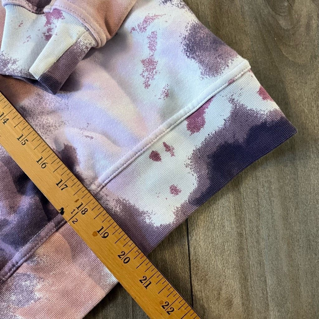 Nike Nike Purple Tie Dye Athletic Casual Hoodie Sweatshirt Women Size M / US 6-8 / IT 42-44 - 4 Thumbnail